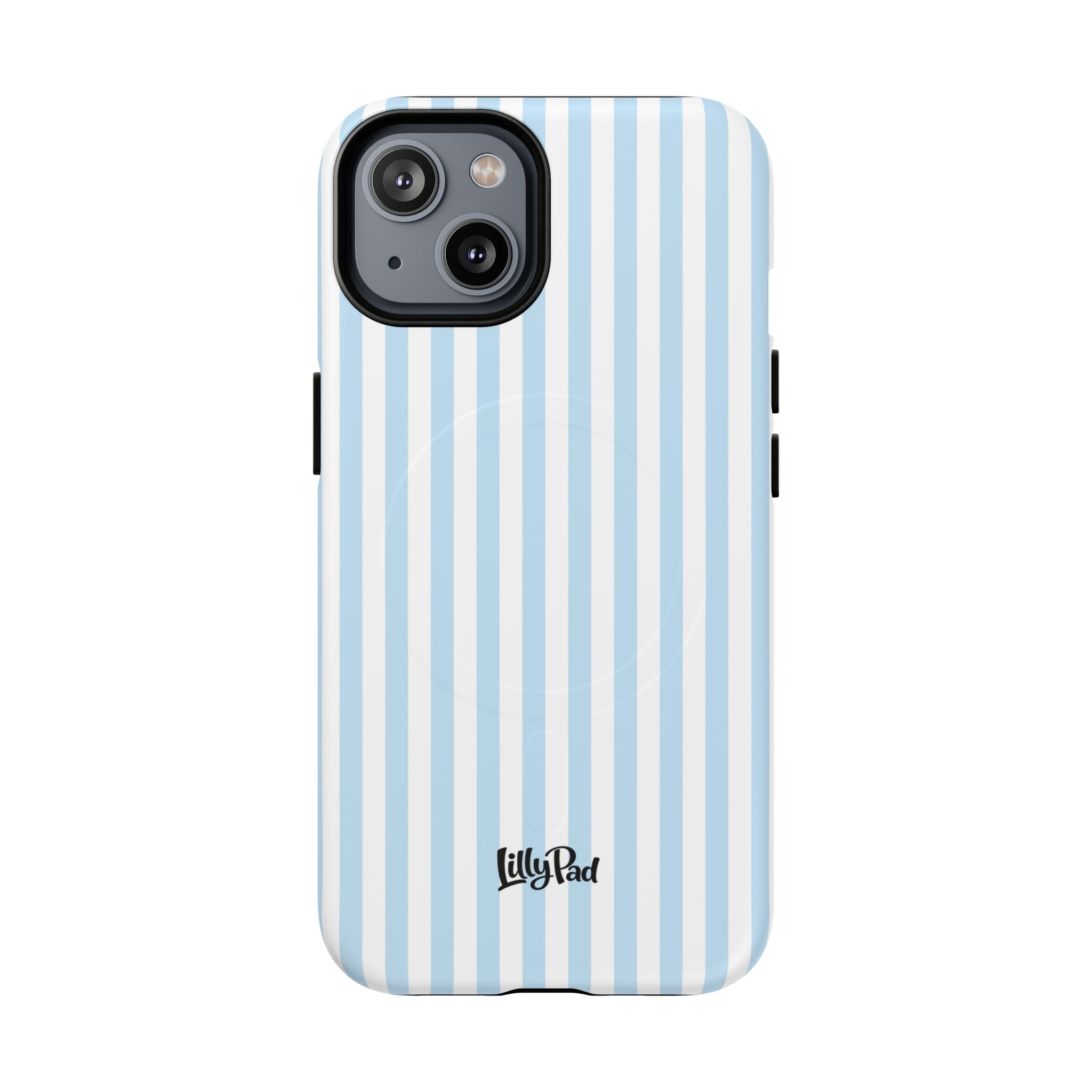Blue Striped Pattern Phone Case | Tough Magnetic Case