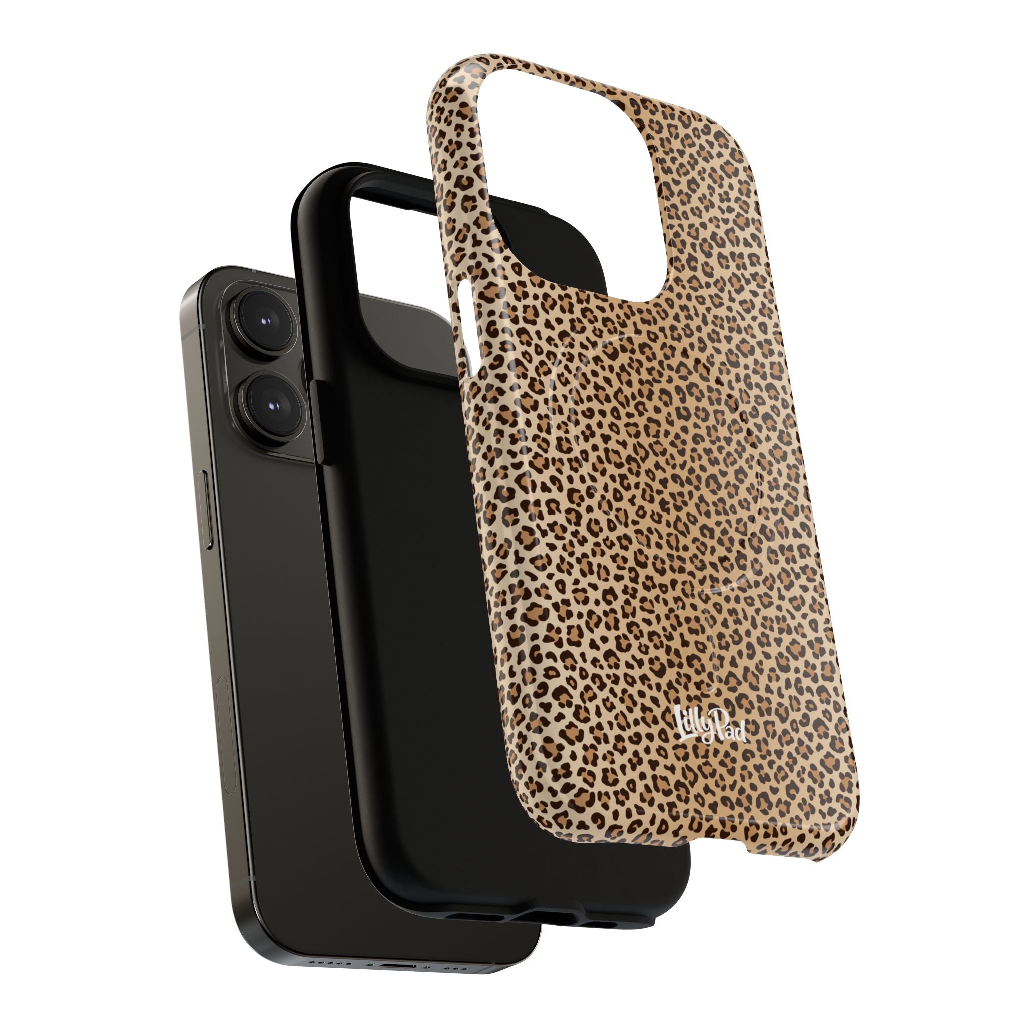 Leopard Print Phone Case | Tough Magnetic Case, Animal Print iPhone Cover