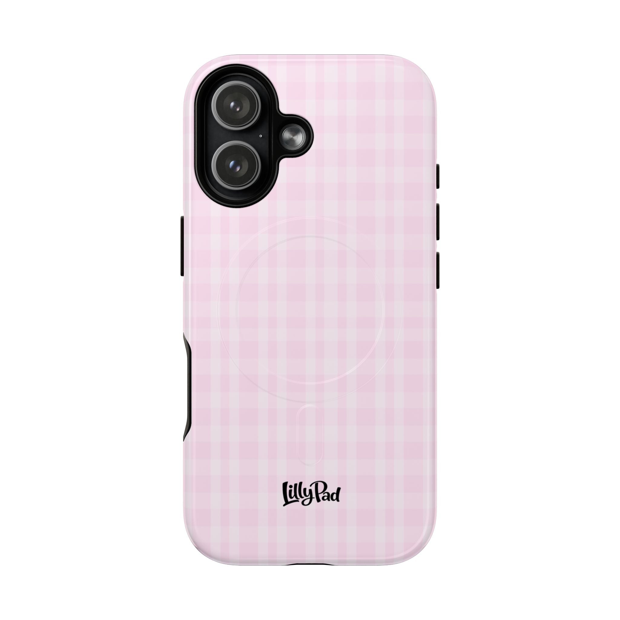 Pink Gingham Phone Case | Tough Magnetic Case