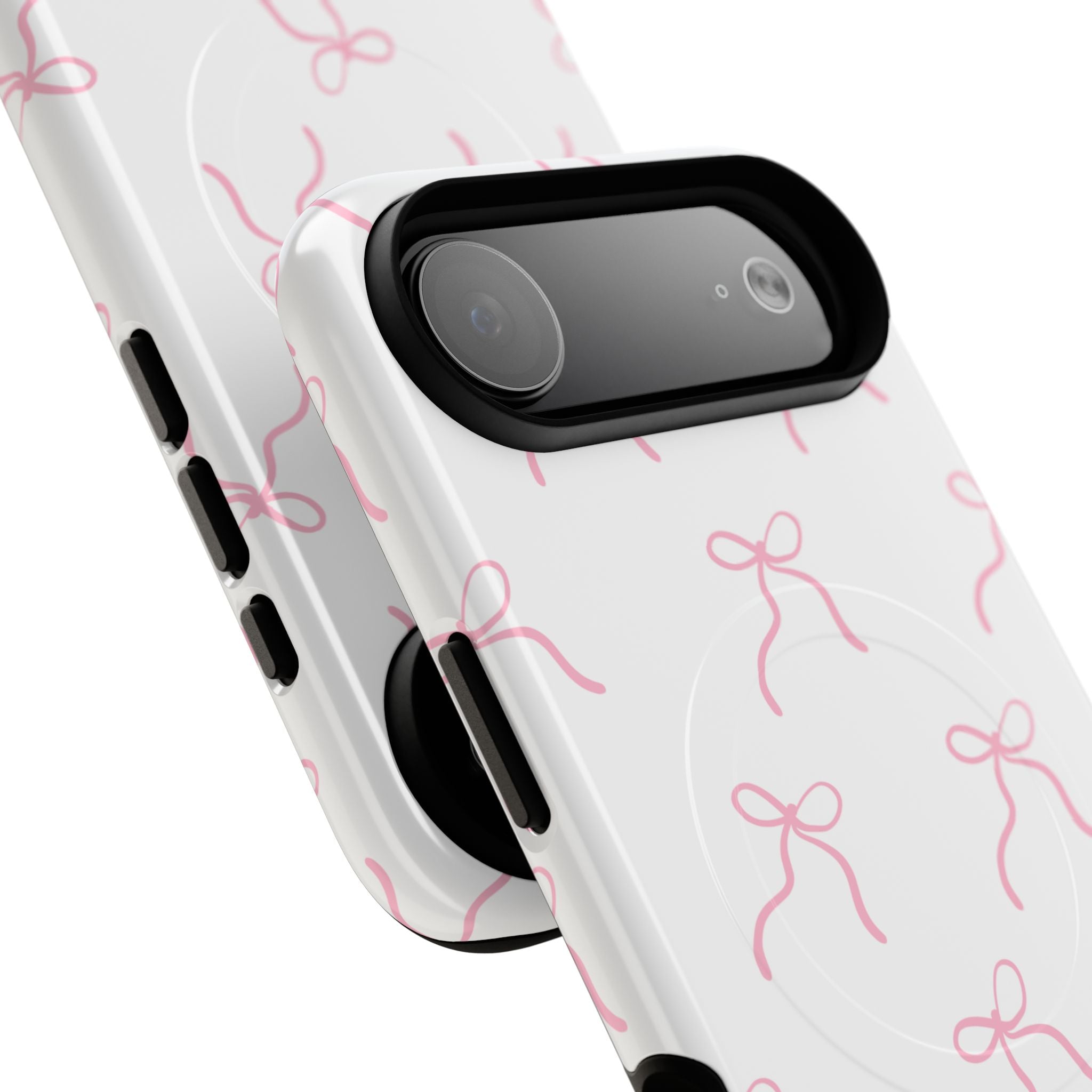 Pink Bow Pattern Phone Case | Tough Magnetic Case