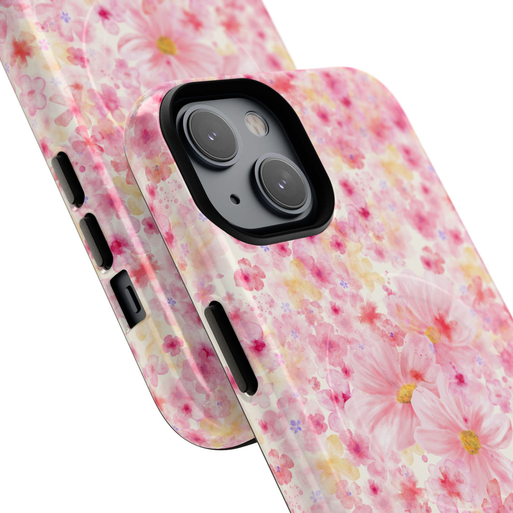 Pink Cherry Blossom Phone Case | Tough Magnetic Case