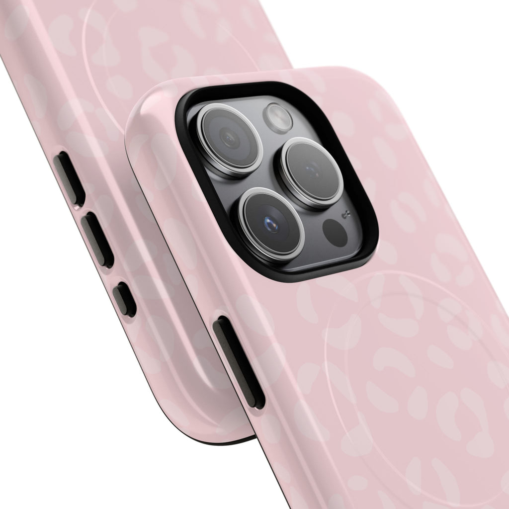 Pink Leopard Print Phone Case | Tough Magnetic Case