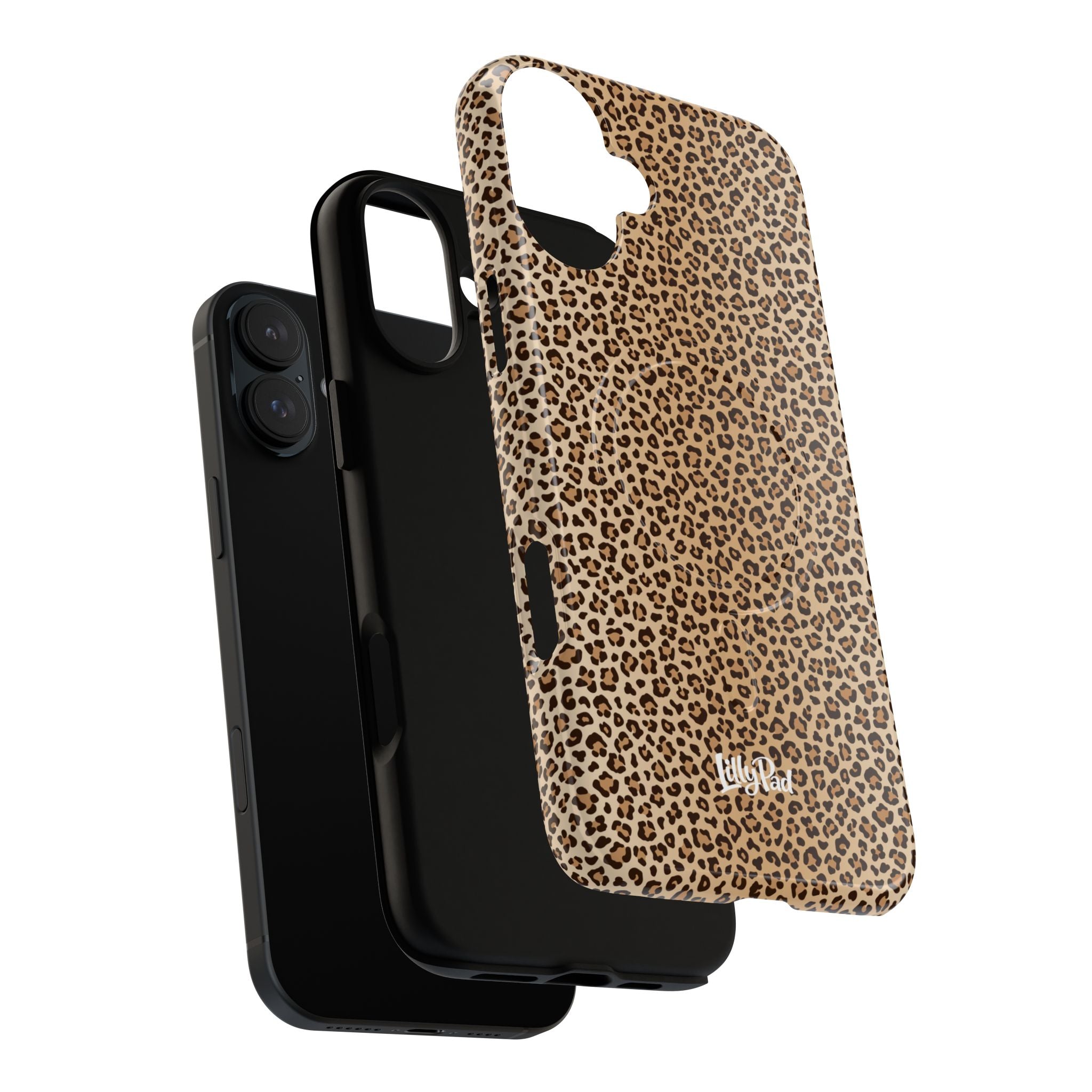 Leopard Print Phone Case | Tough Magnetic Case, Animal Print iPhone Cover