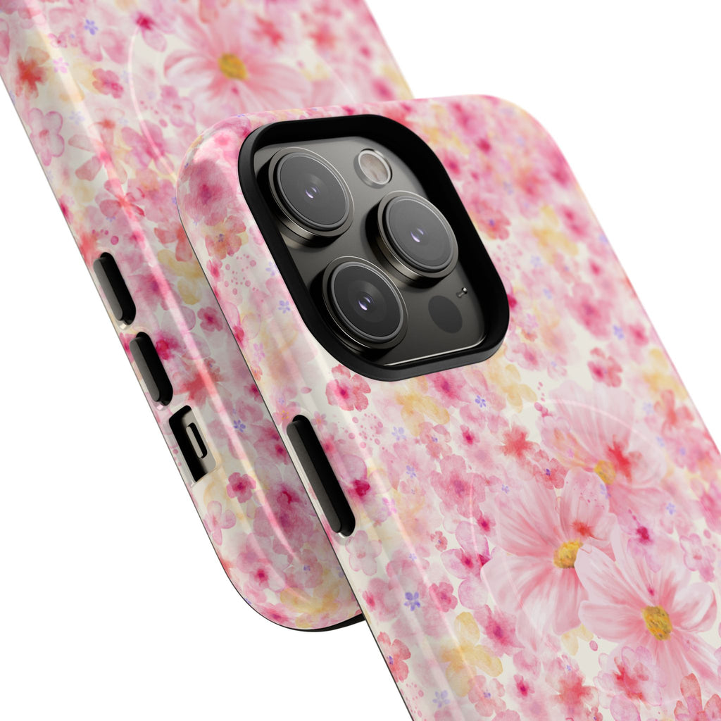 Pink Cherry Blossom Phone Case | Tough Magnetic Case