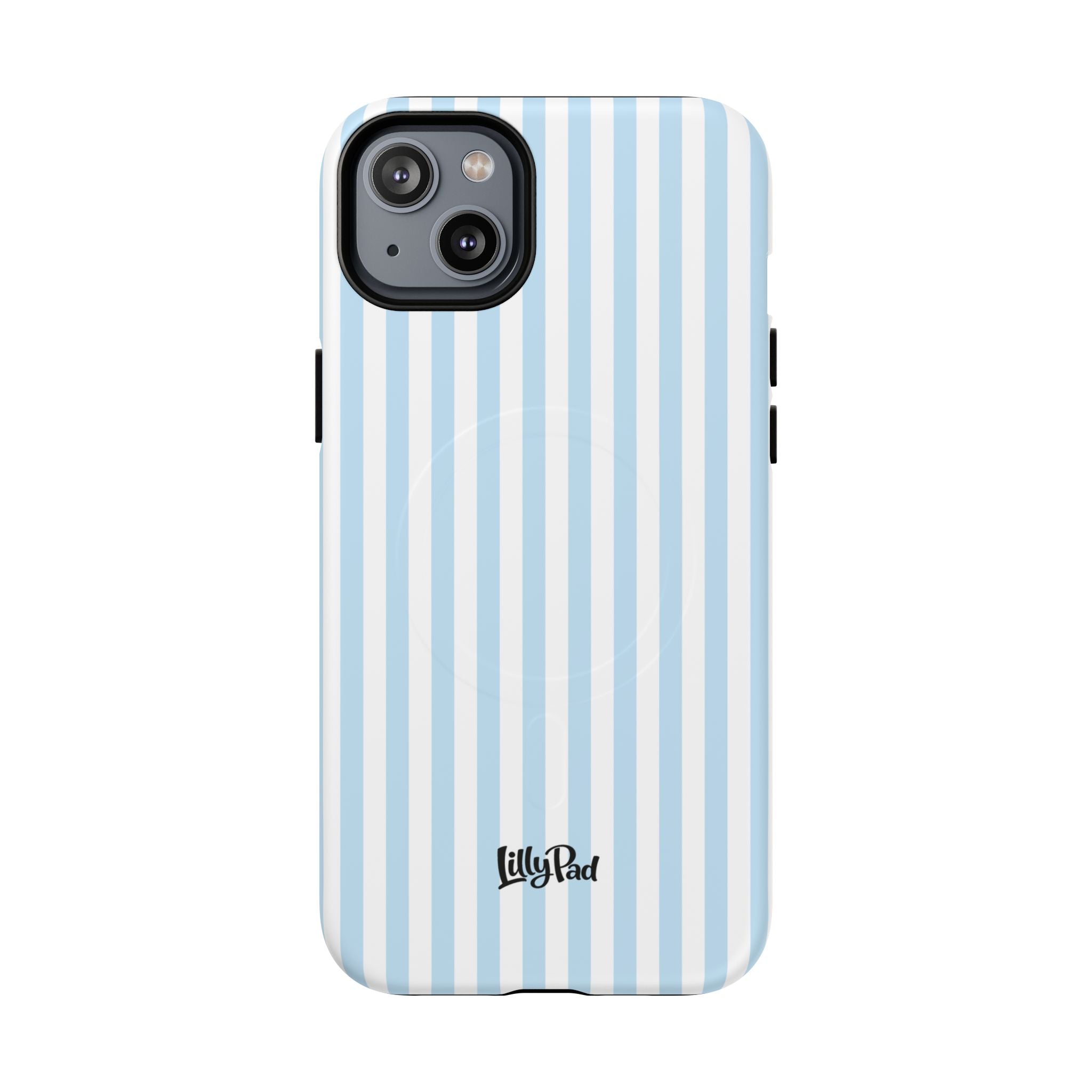 Blue Striped Pattern Phone Case | Tough Magnetic Case