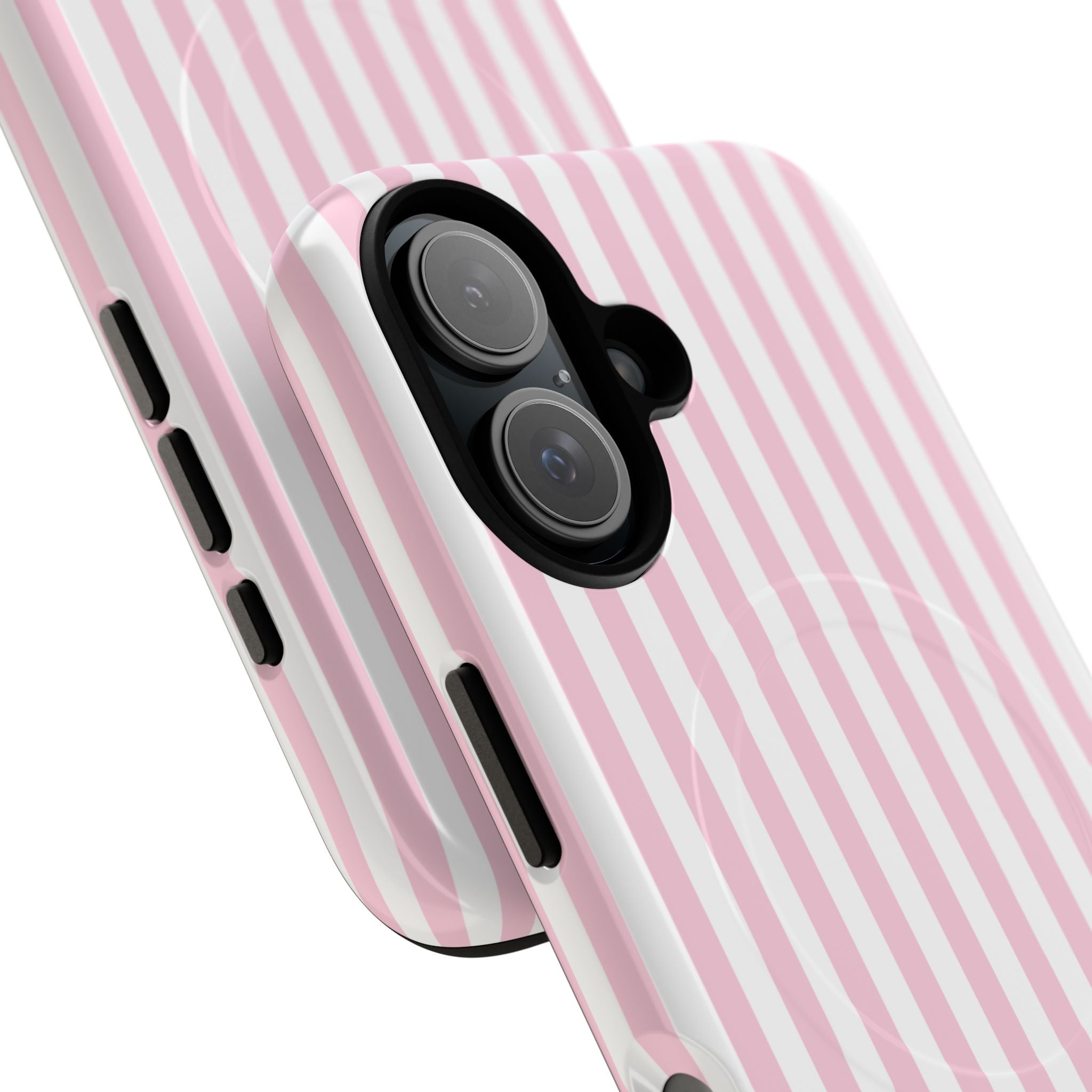Pink Vertical Stripe phone case | Tough Magnetic Case