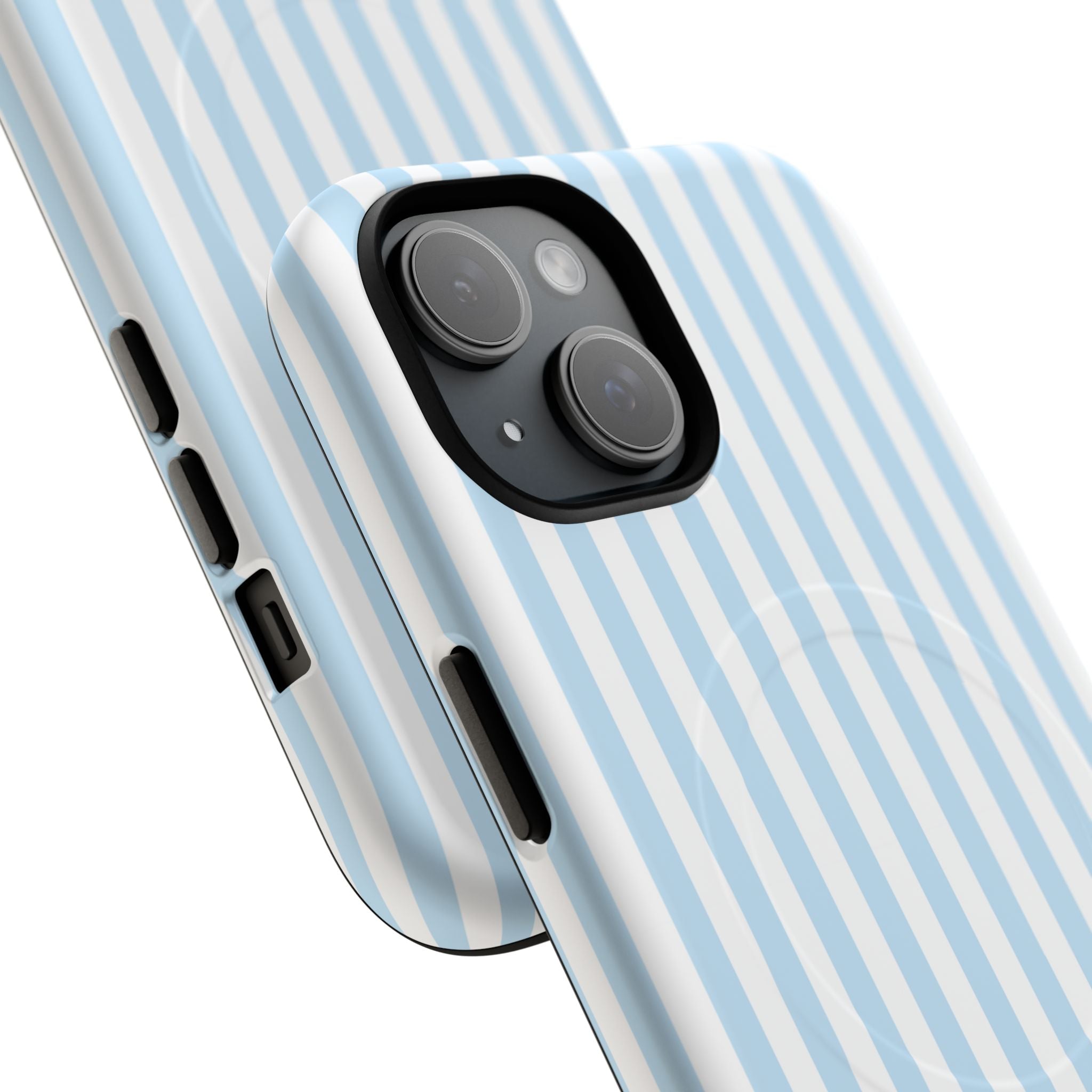 Blue Striped Pattern Phone Case | Tough Magnetic Case