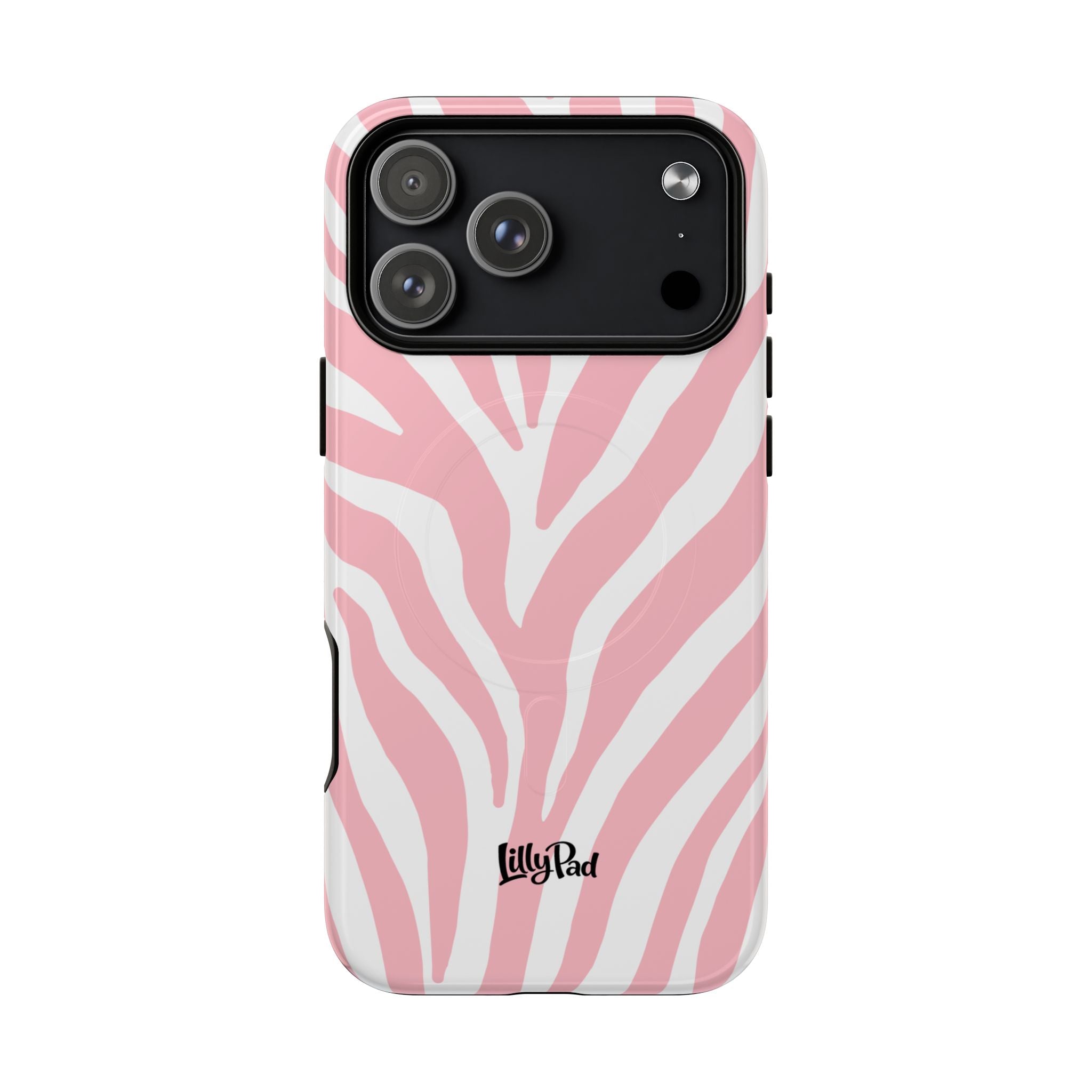 Pink Zebra Print Phone Case | Magnetic Case