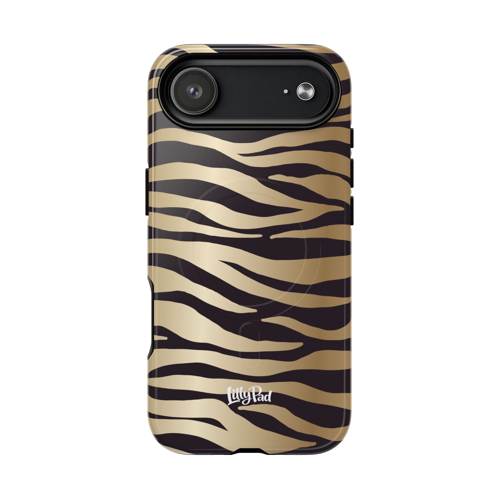 Gold Zebra Stripe Phone Case | Tough Magnetic Case