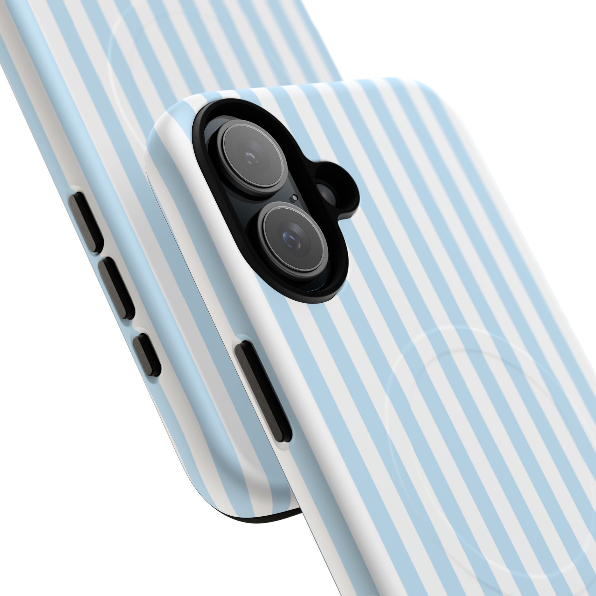 Blue Striped Pattern Phone Case | Tough Magnetic Case