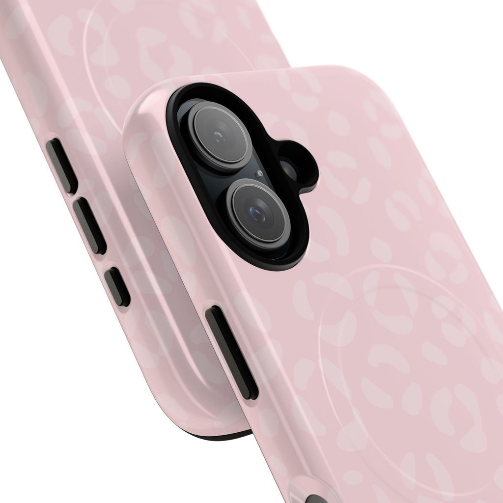 Pink Leopard Print Phone Case | Tough Magnetic Case