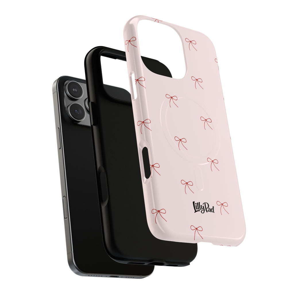 Pink Tiny Bows Phone Case | Tough Magnetic Case