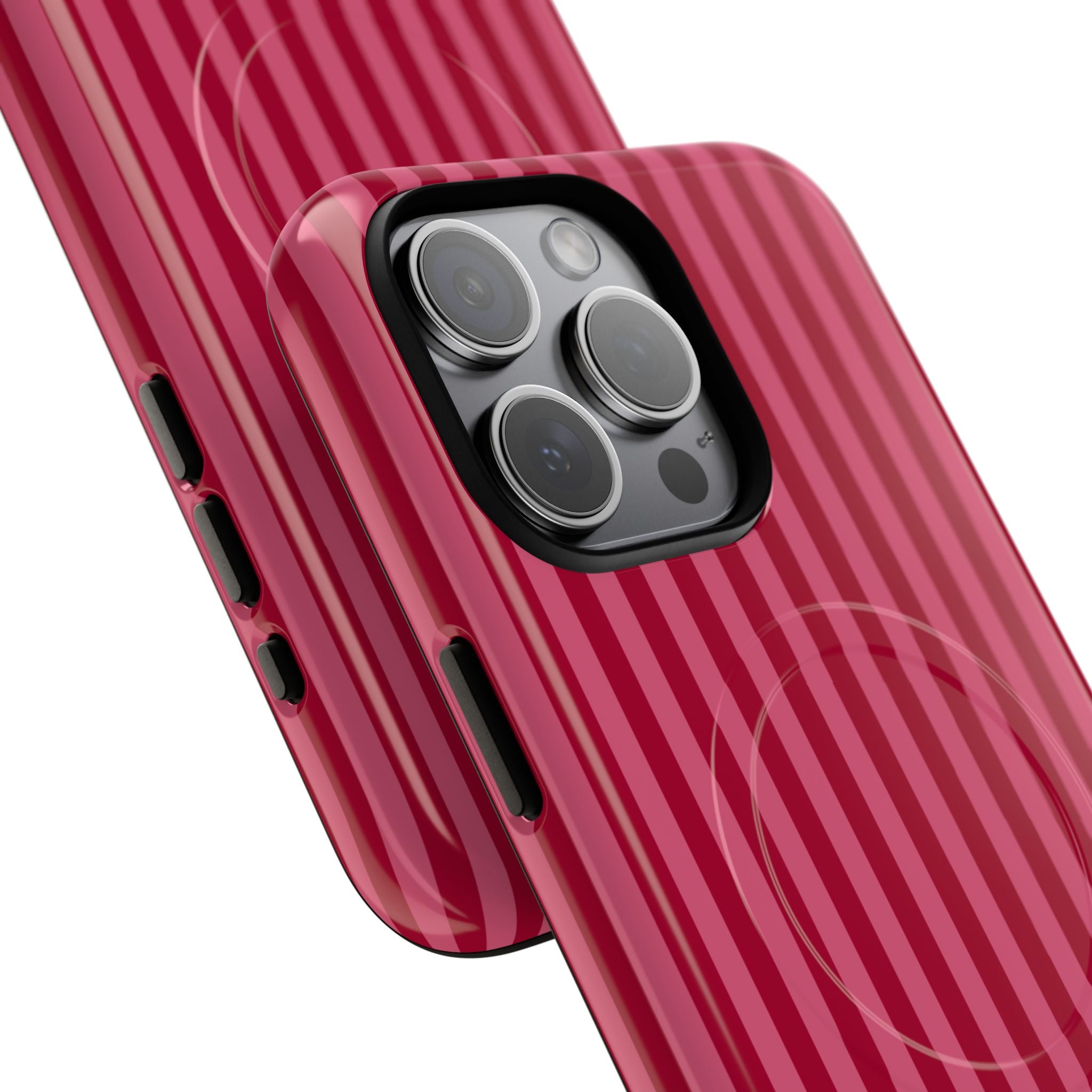 Red Vertical Stripe Phone Case | Tough Magnetic Case