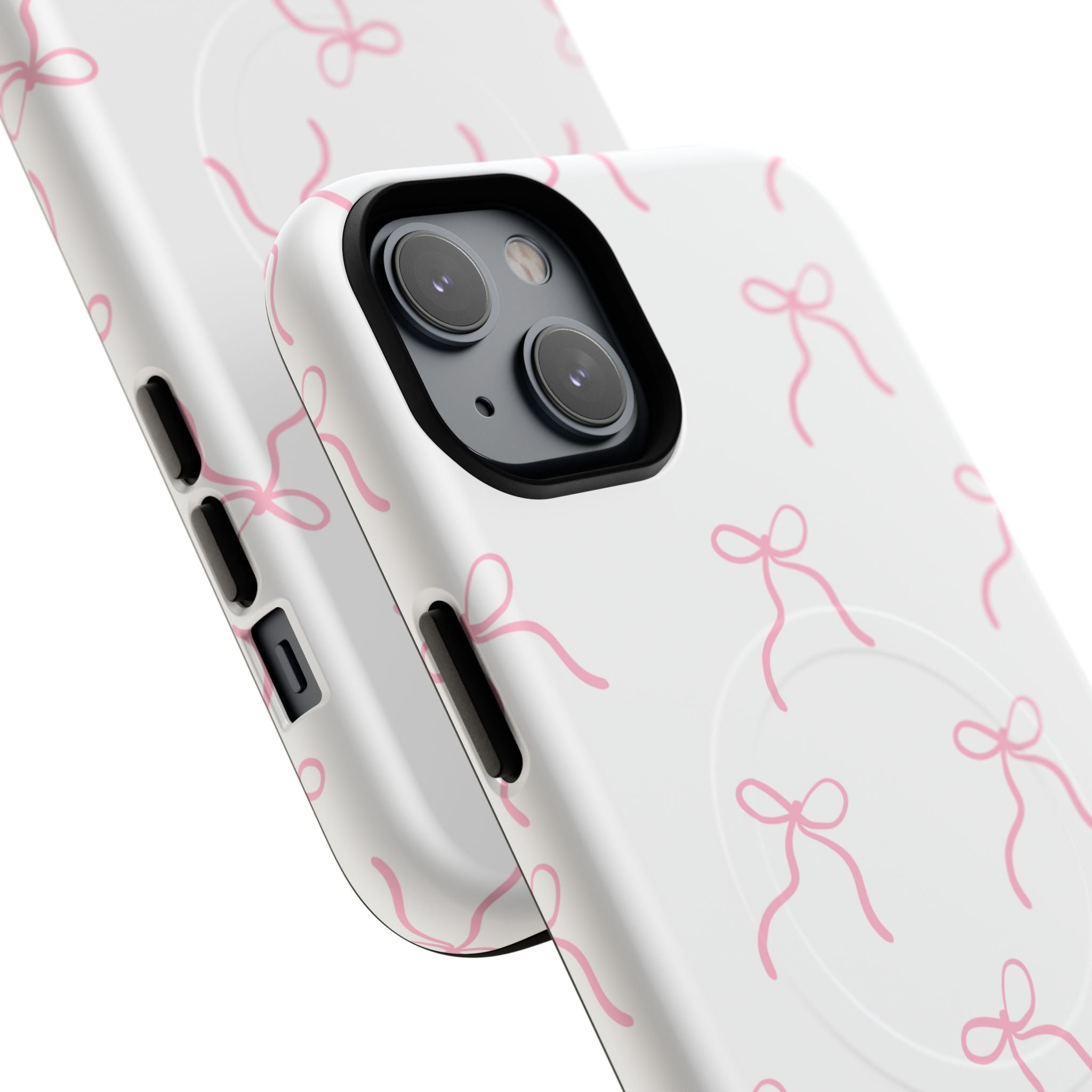 Pink Bow Pattern Phone Case | Tough Magnetic Case