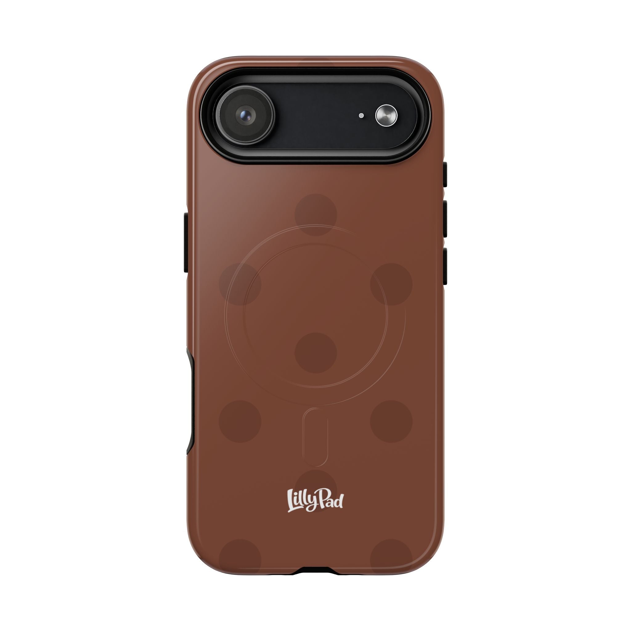 Brown Polka Dot Tough Magnetic Case | Phone Case