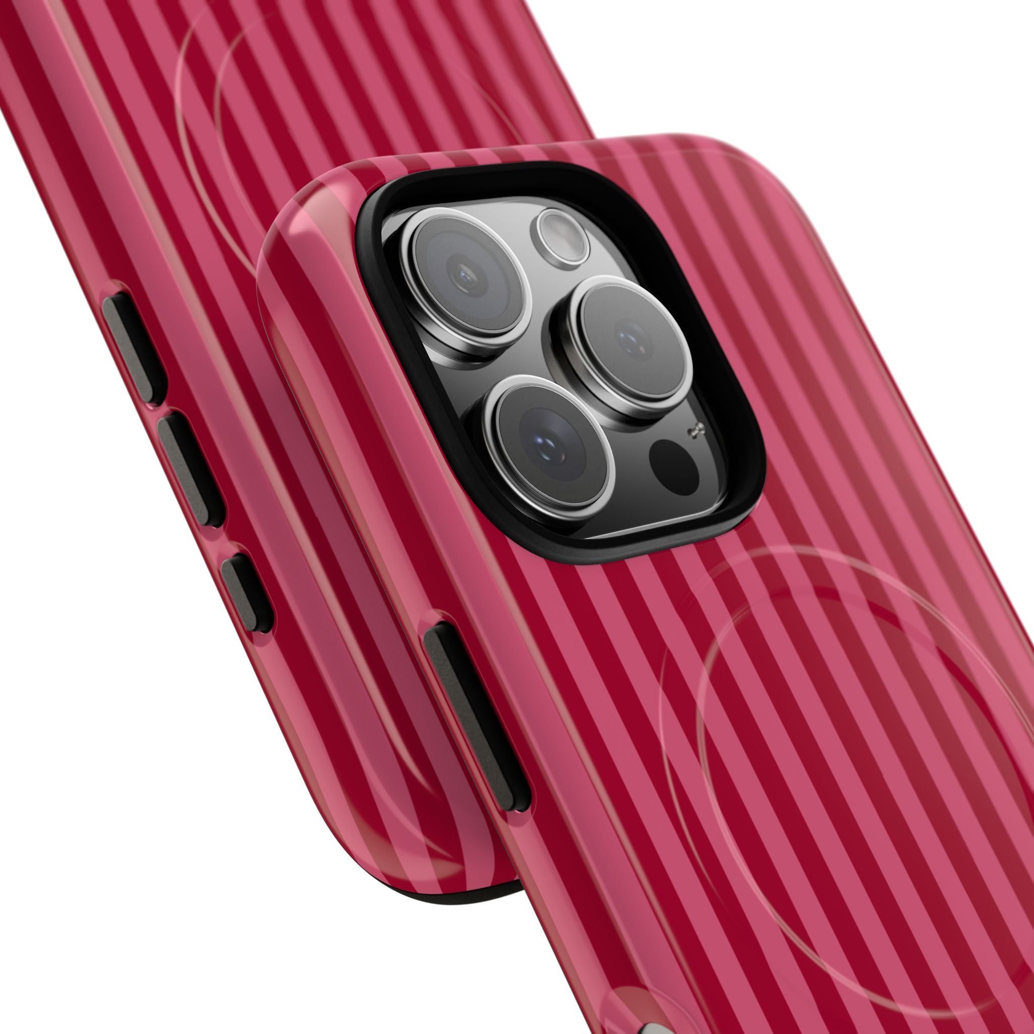 Red Vertical Stripe Phone Case | Tough Magnetic Case