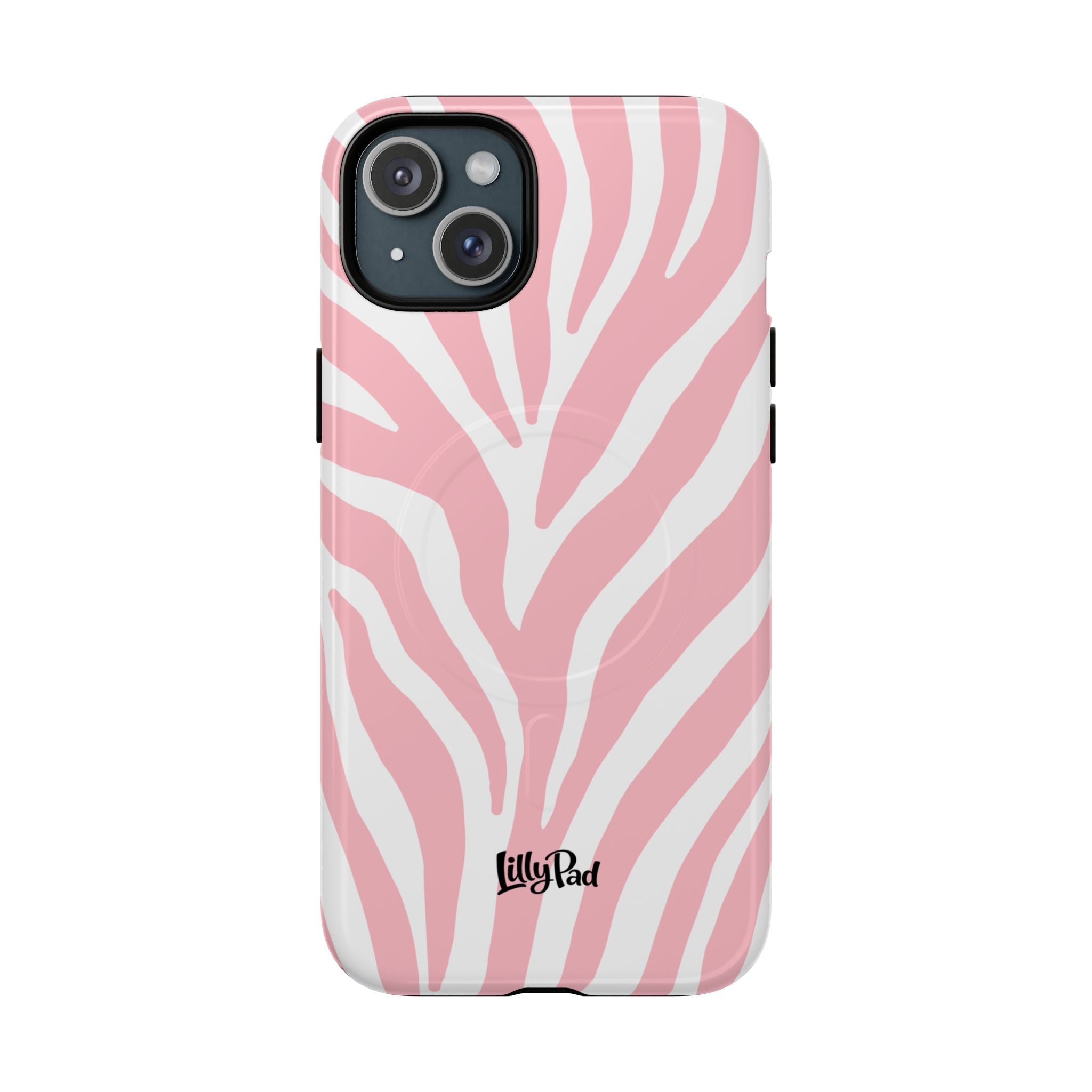 Pink Zebra Print Phone Case | Magnetic Case