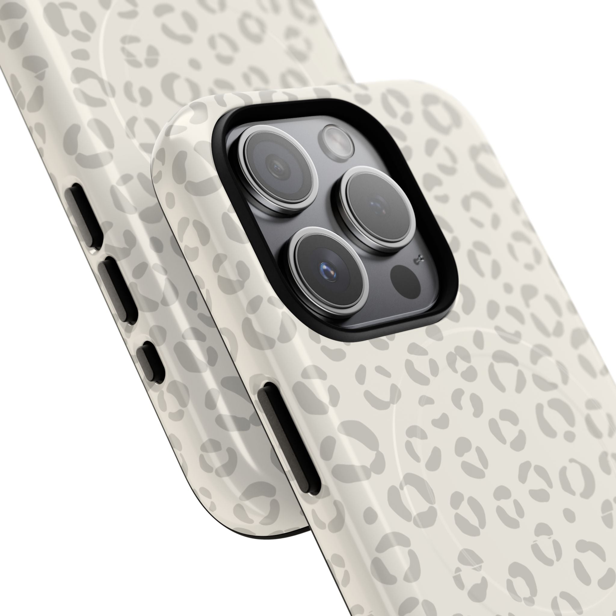 Neutral Leopard Print Tough Magnetic Case | Phone Case, Animal Pattern
