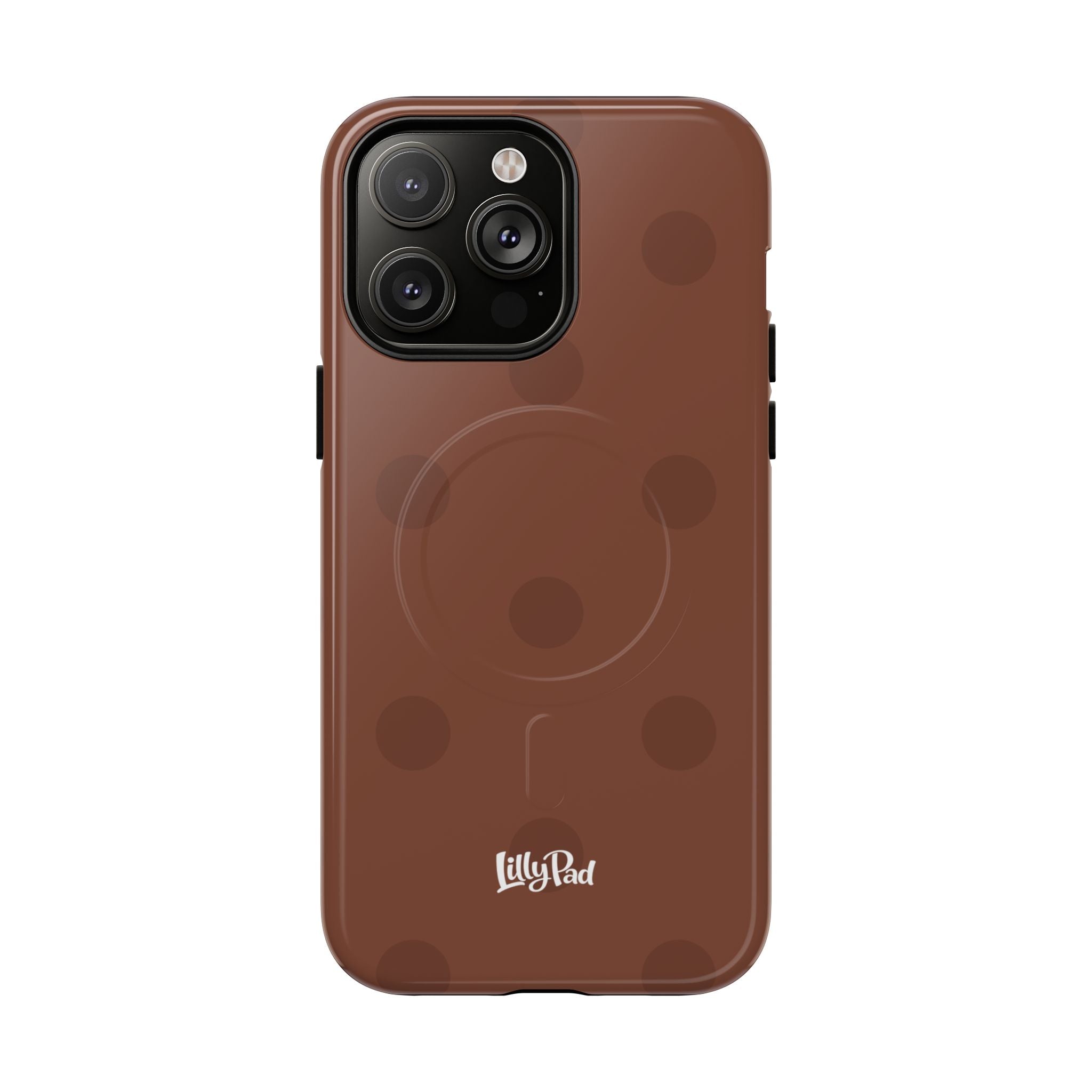 Brown Polka Dot Tough Magnetic Case | Phone Case