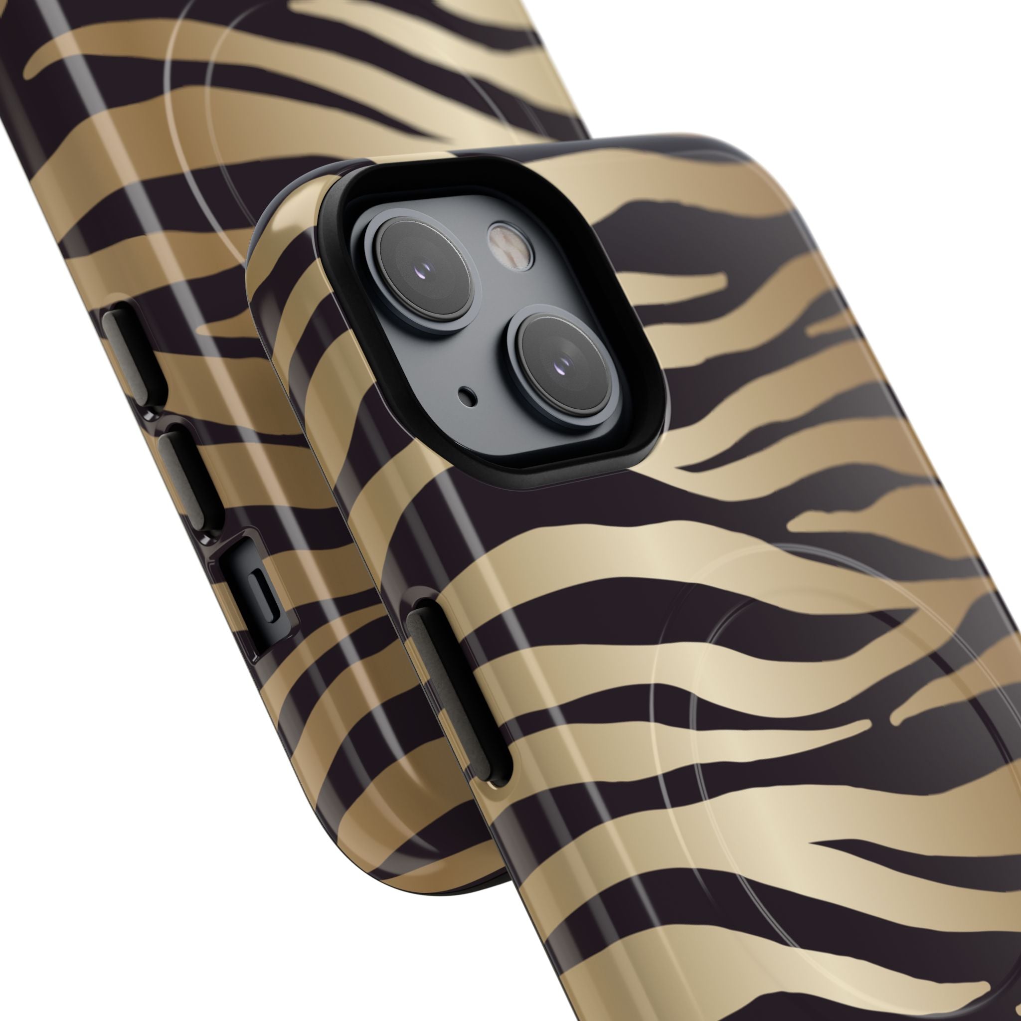 Gold Zebra Stripe Phone Case | Tough Magnetic Case