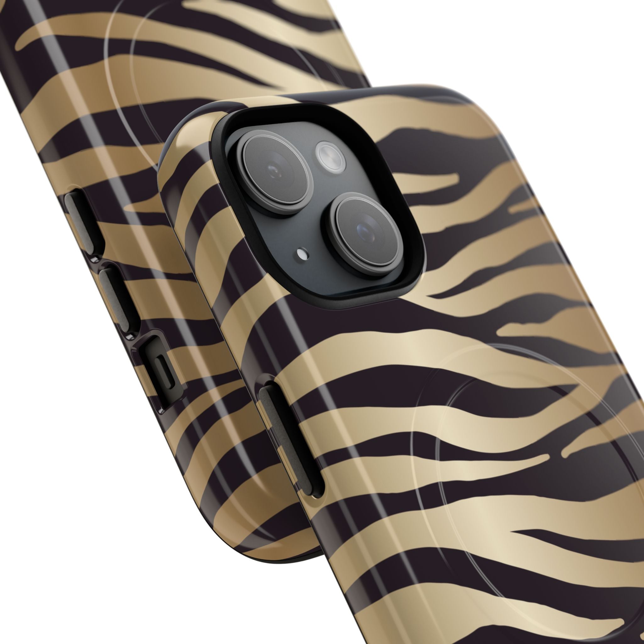 Gold Zebra Stripe Phone Case | Tough Magnetic Case