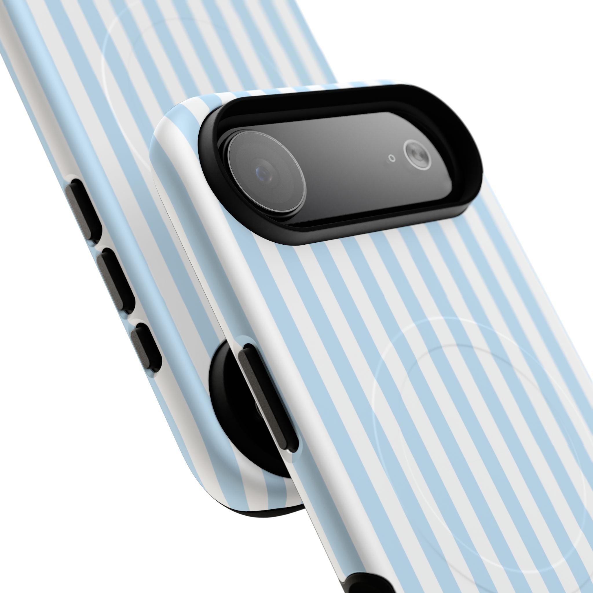 Blue Striped Pattern Phone Case | Tough Magnetic Case