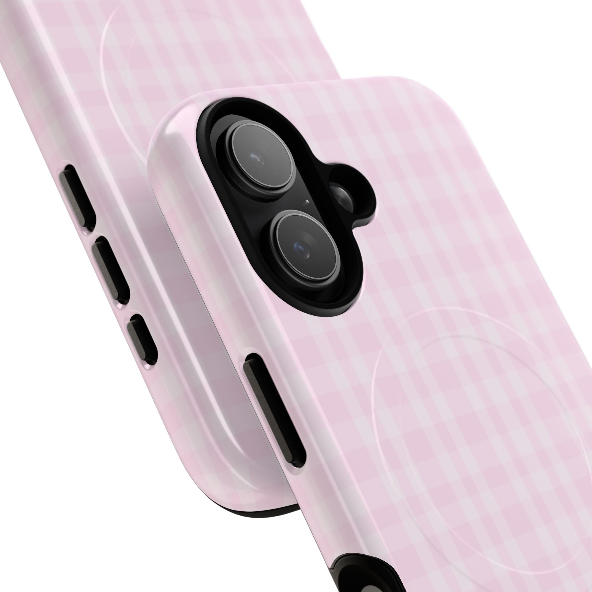 Pink Gingham Phone Case | Tough Magnetic Case