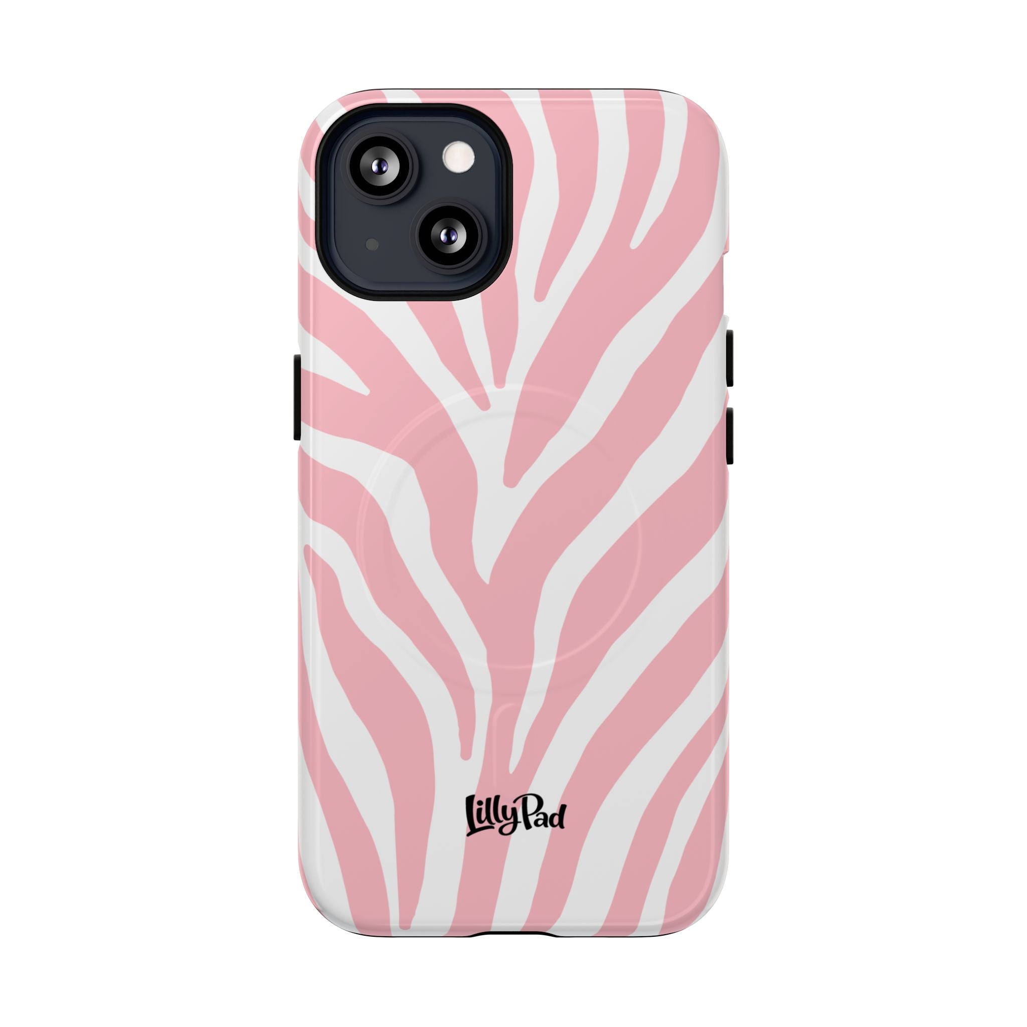 Pink Zebra Print Phone Case | Magnetic Case