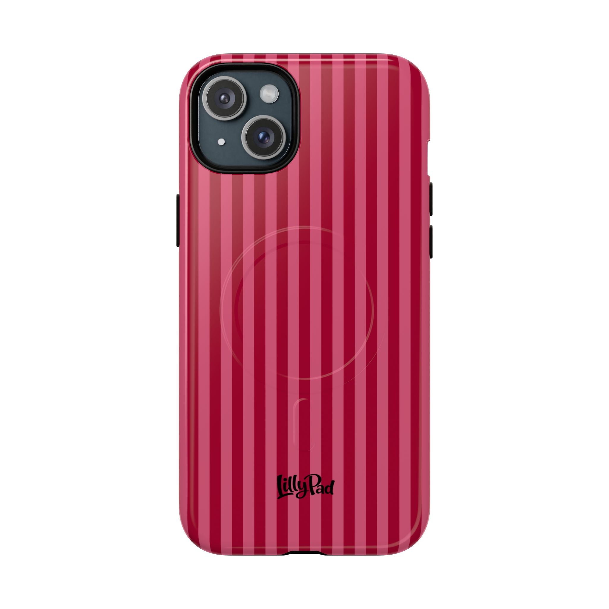 Red Vertical Stripe Phone Case | Tough Magnetic Case