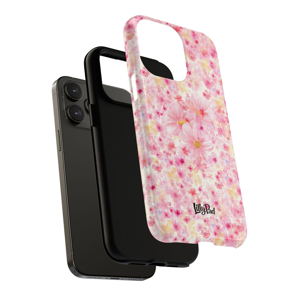 Pink Cherry Blossom Phone Case | Tough Magnetic Case