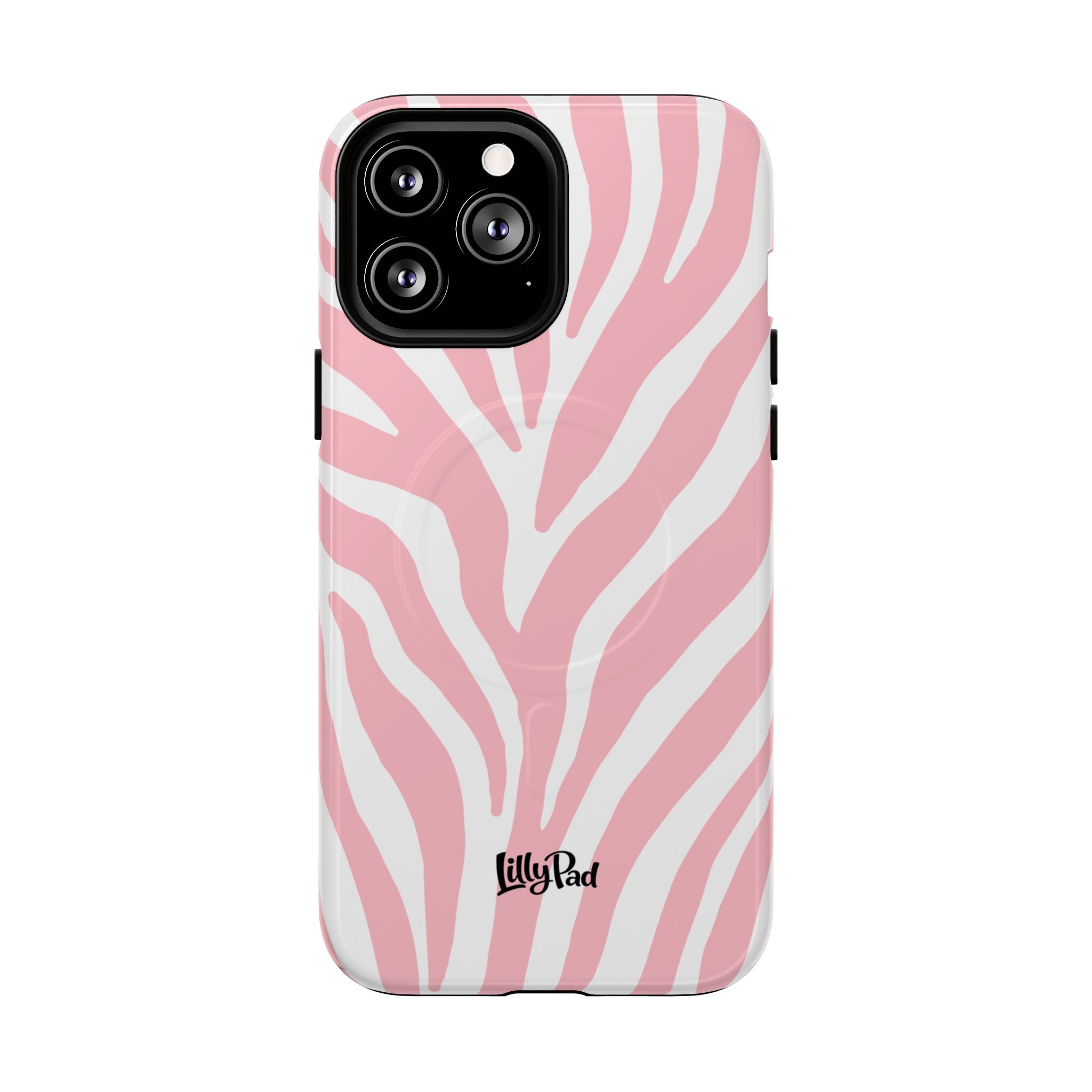 Pink Zebra Print Phone Case | Magnetic Case