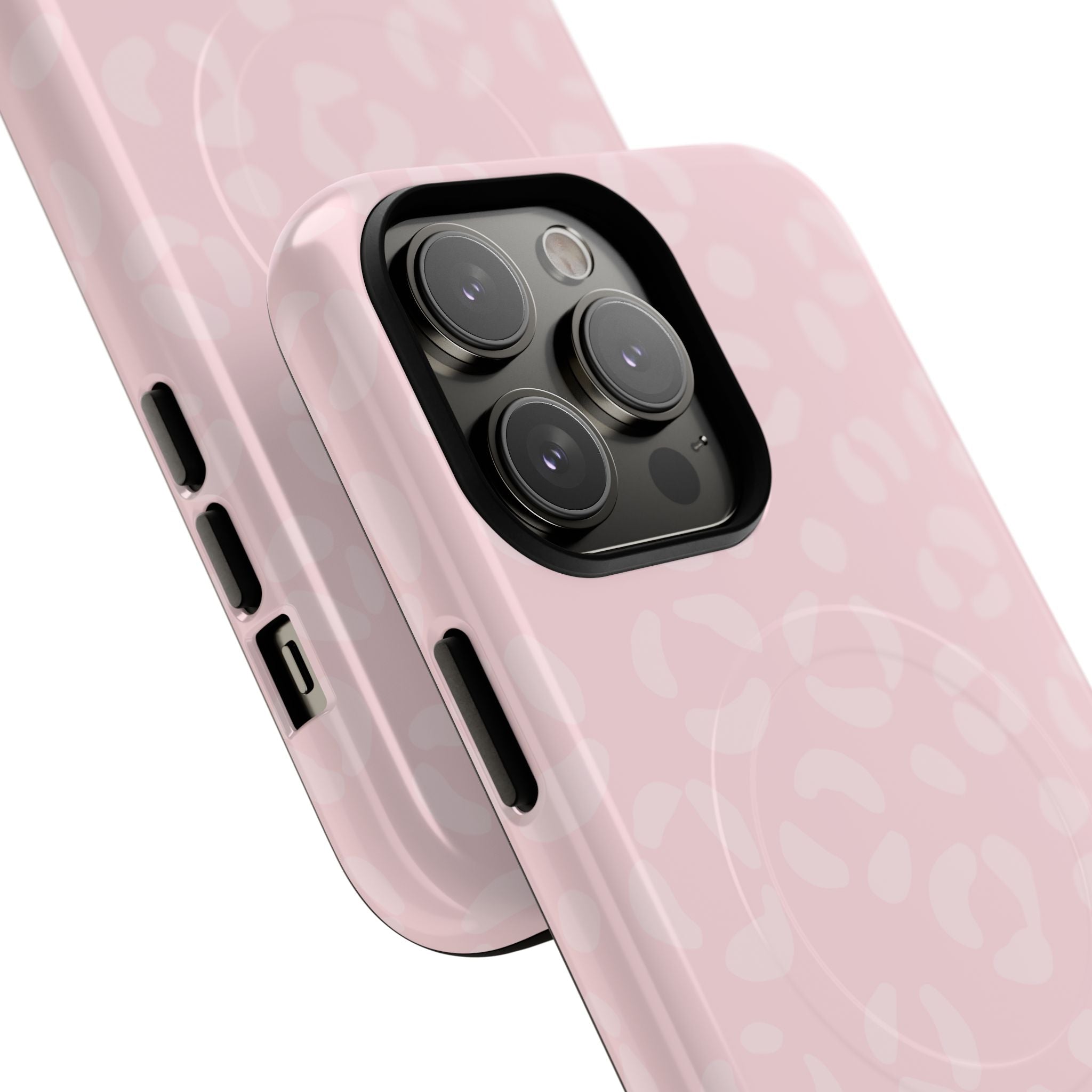 Pink Leopard Print Phone Case | Tough Magnetic Case