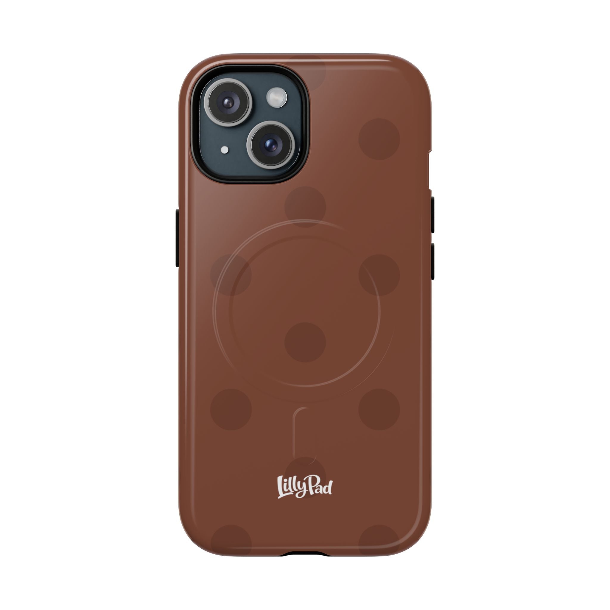 Brown Polka Dot Tough Magnetic Case | Phone Case