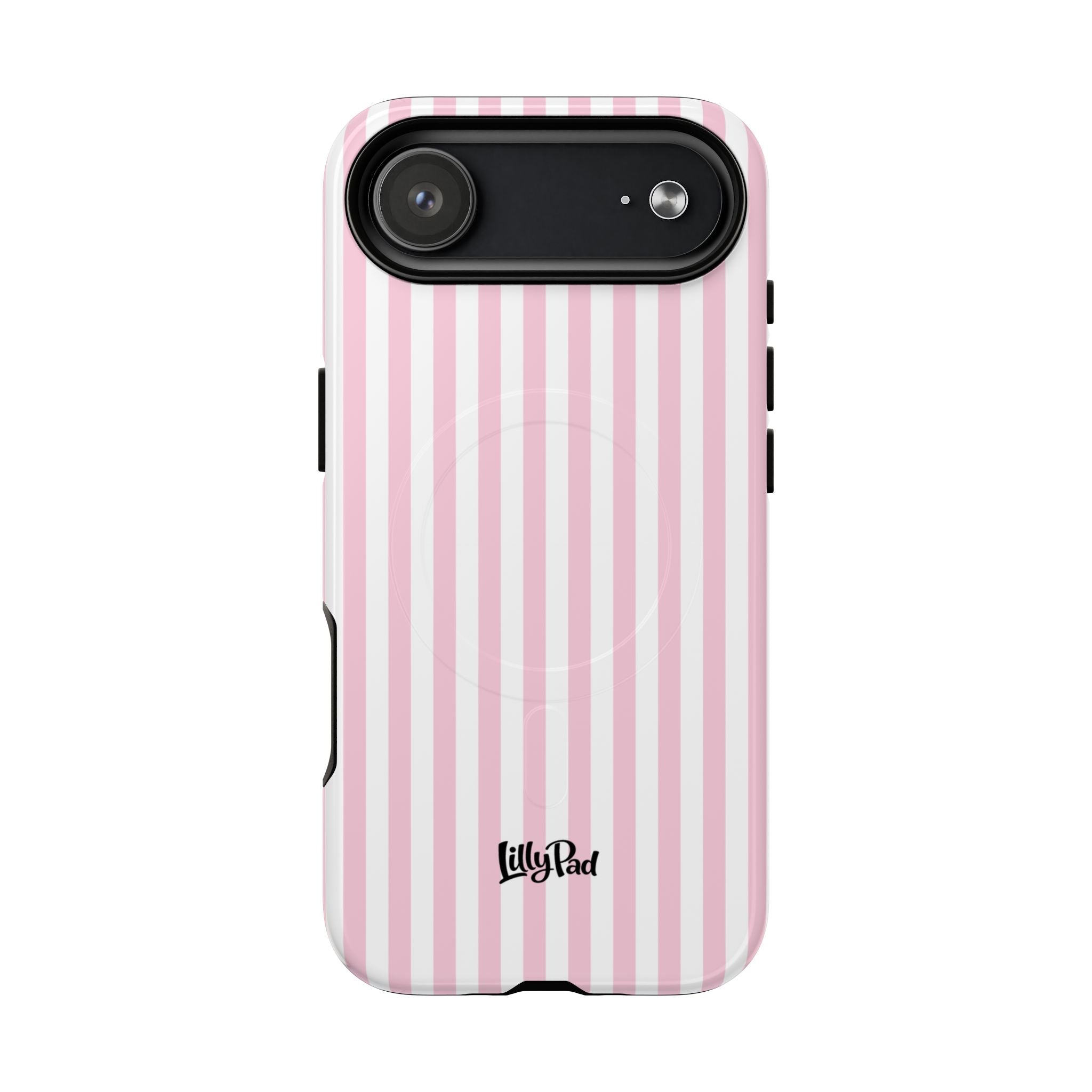 Pink Vertical Stripe phone case | Tough Magnetic Case