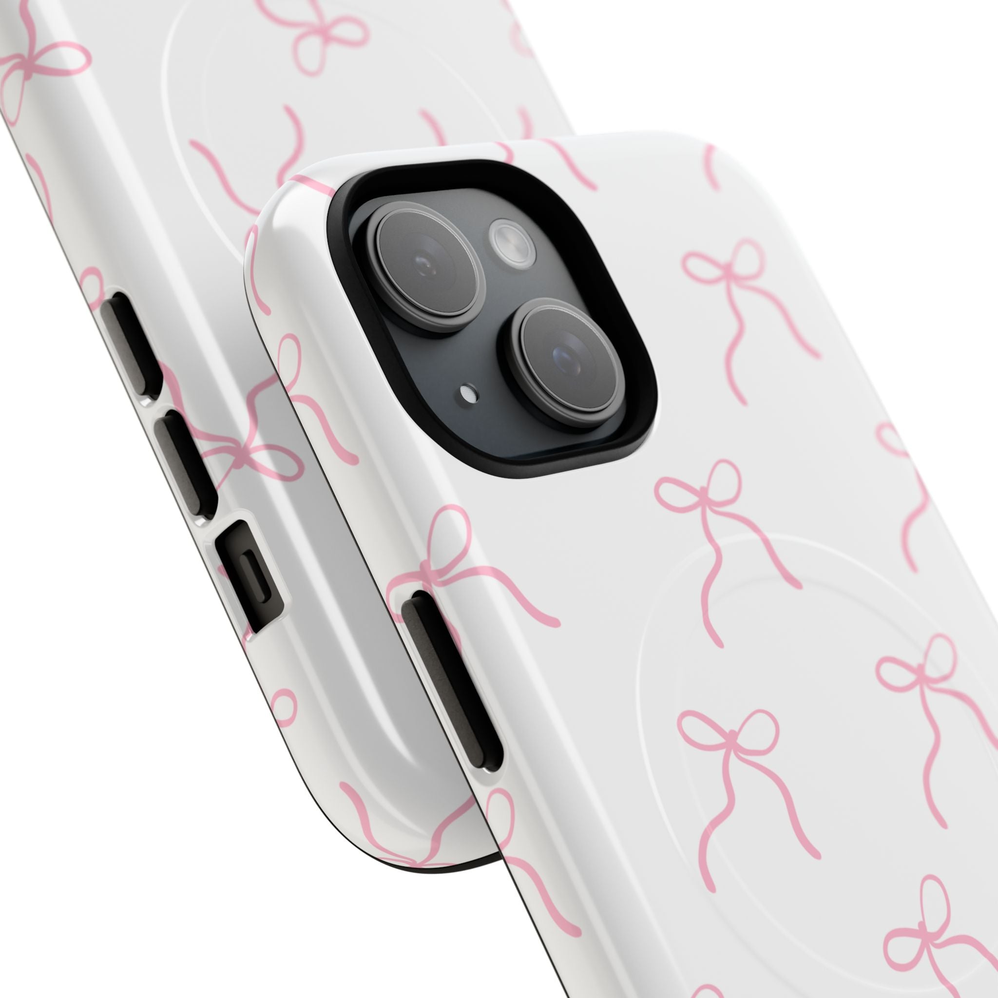 Pink Bow Pattern Phone Case | Tough Magnetic Case