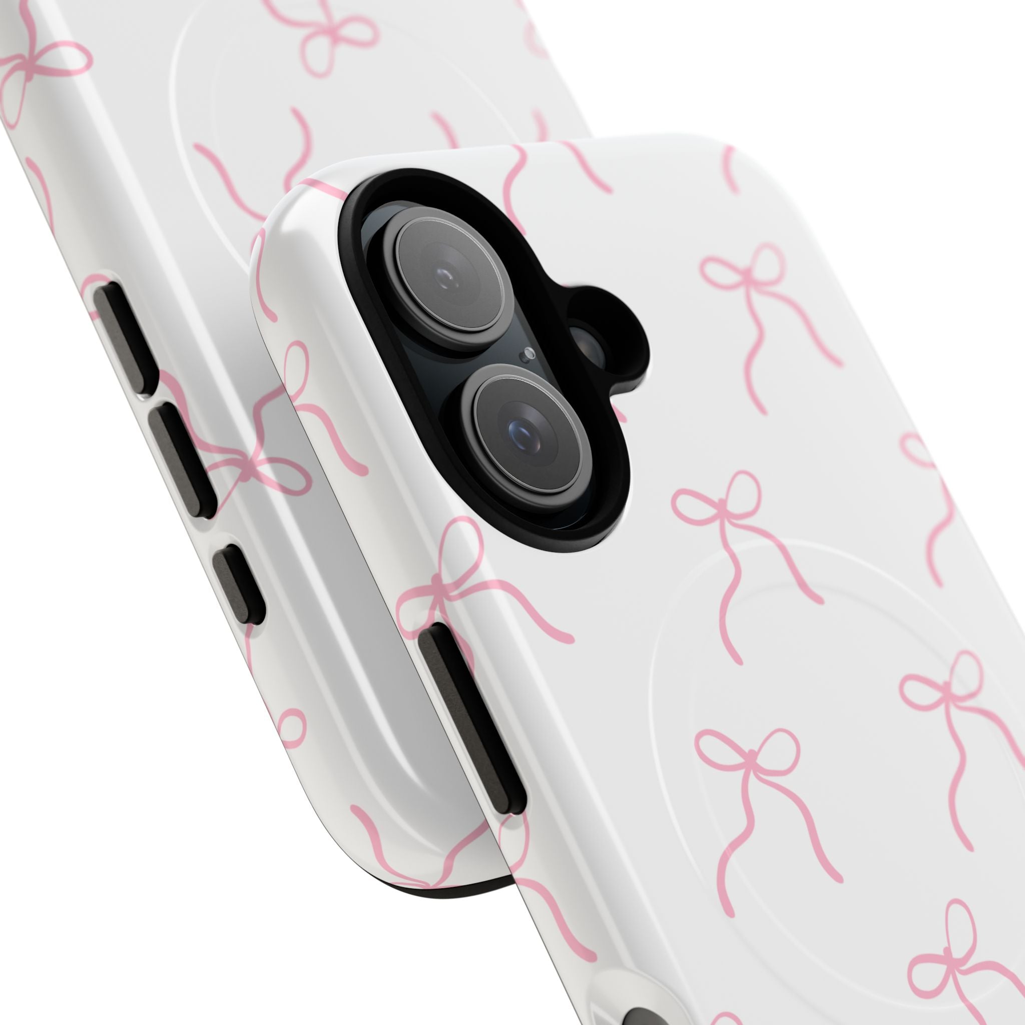 Pink Bow Pattern Phone Case | Tough Magnetic Case