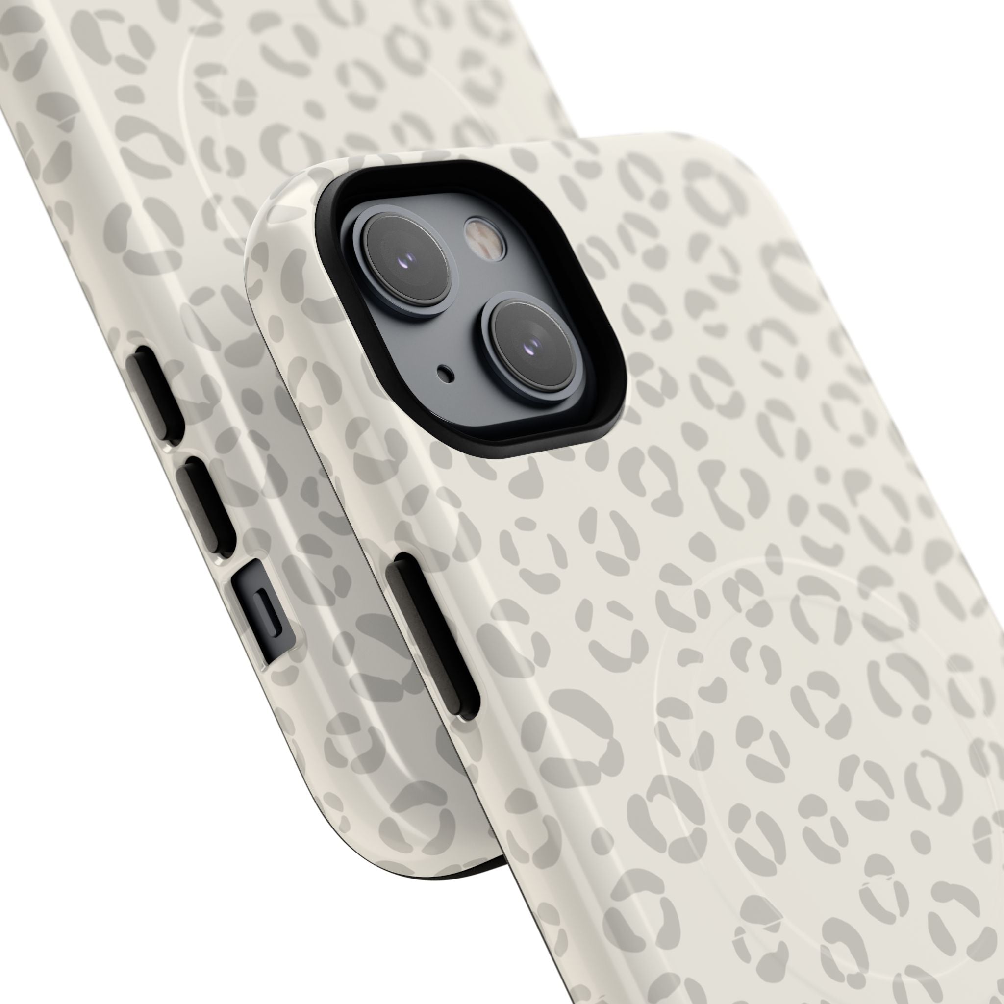Neutral Leopard Print Tough Magnetic Case | Phone Case, Animal Pattern