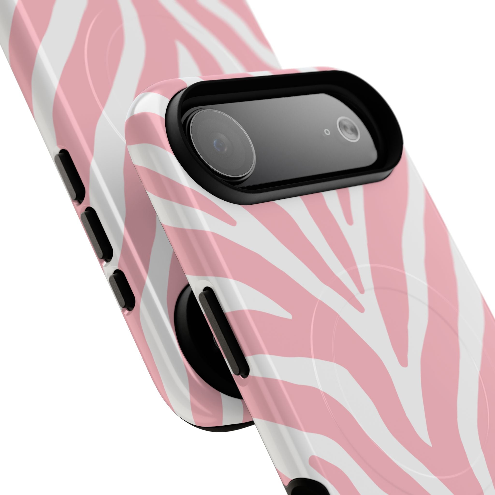 Pink Zebra Print Phone Case | Magnetic Case