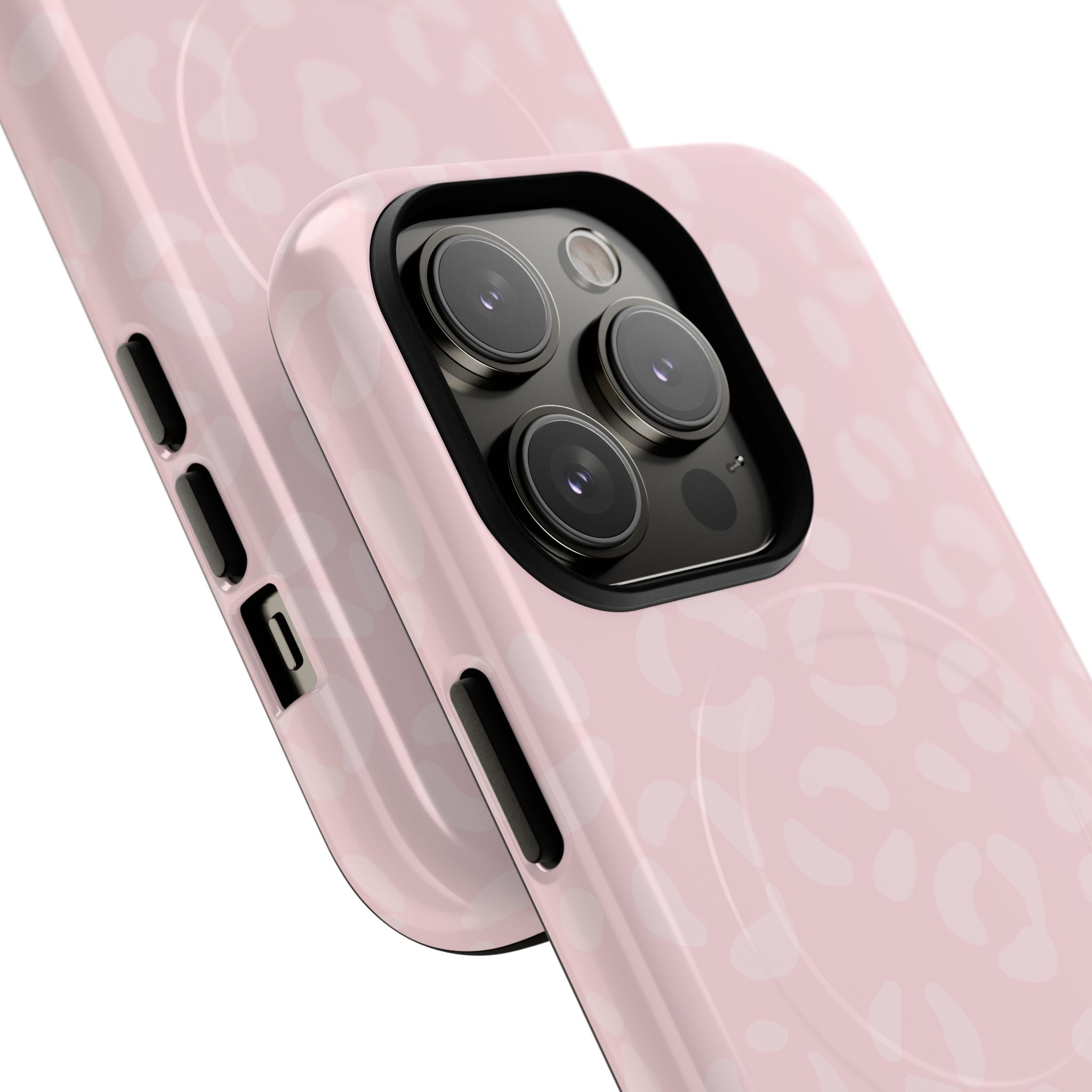 Pink Leopard Print Phone Case | Tough Magnetic Case