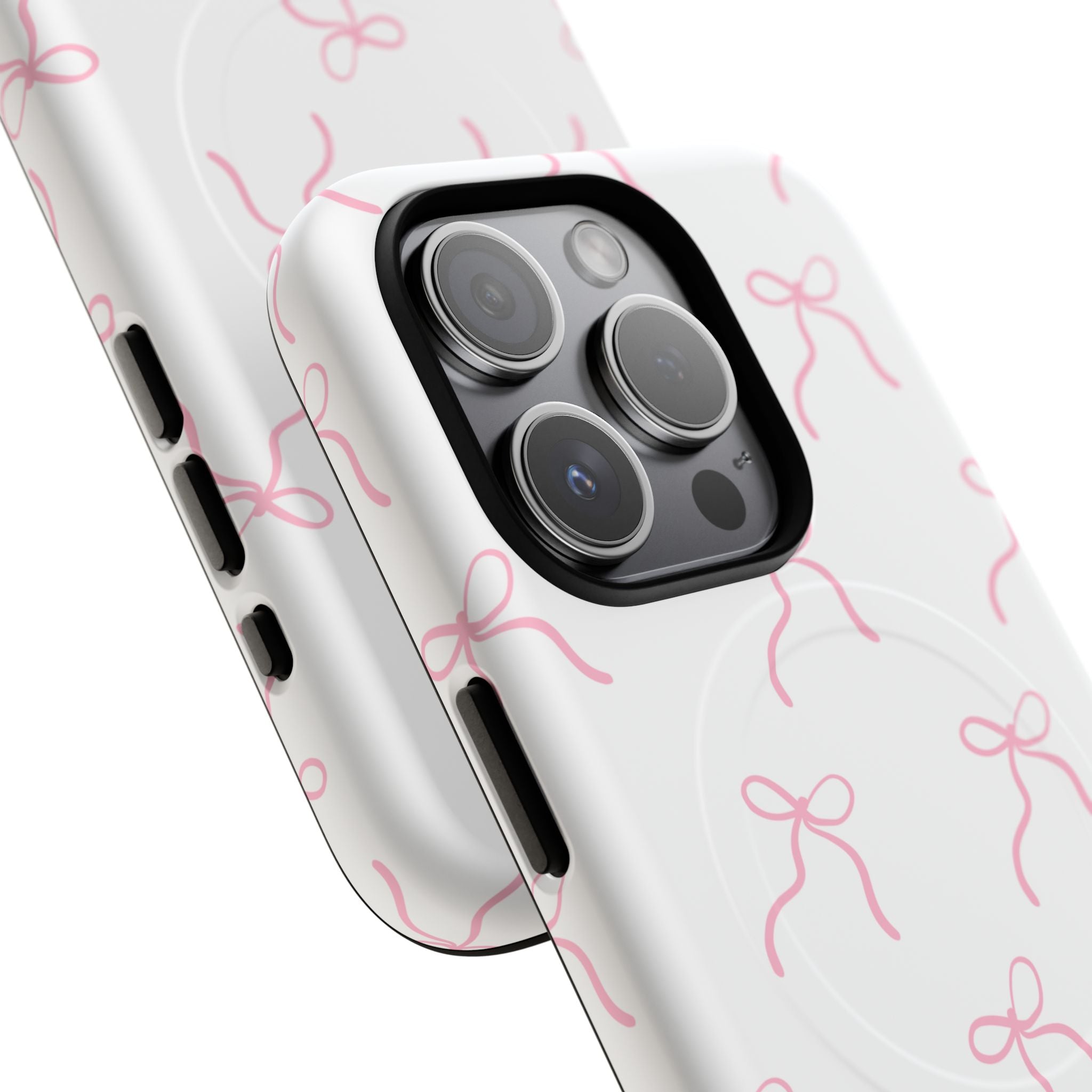 Pink Bow Pattern Phone Case | Tough Magnetic Case