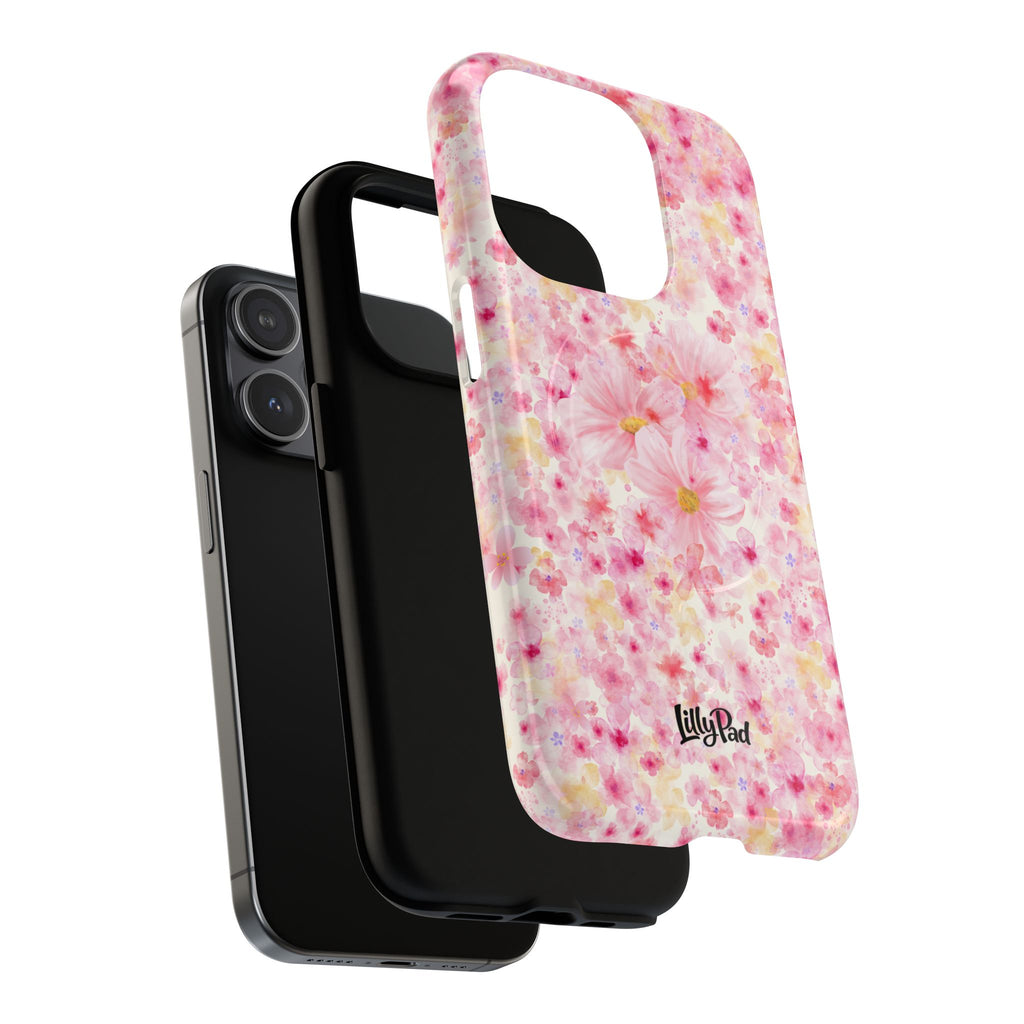 Pink Cherry Blossom Phone Case | Tough Magnetic Case