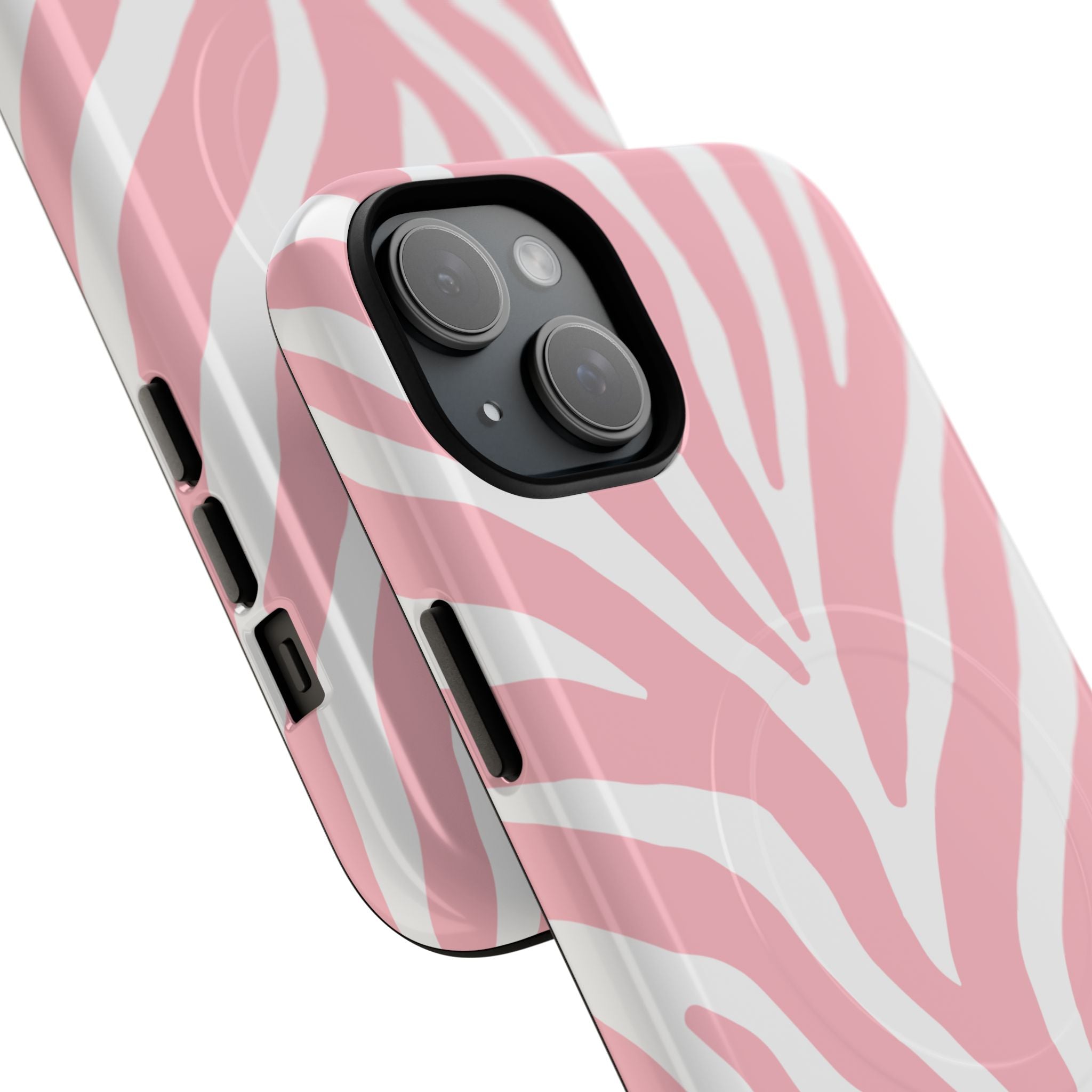 Pink Zebra Print Phone Case | Magnetic Case