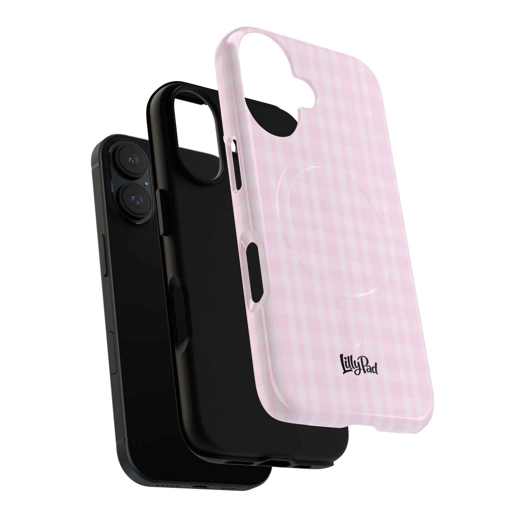 Pink Gingham Phone Case | Tough Magnetic Case