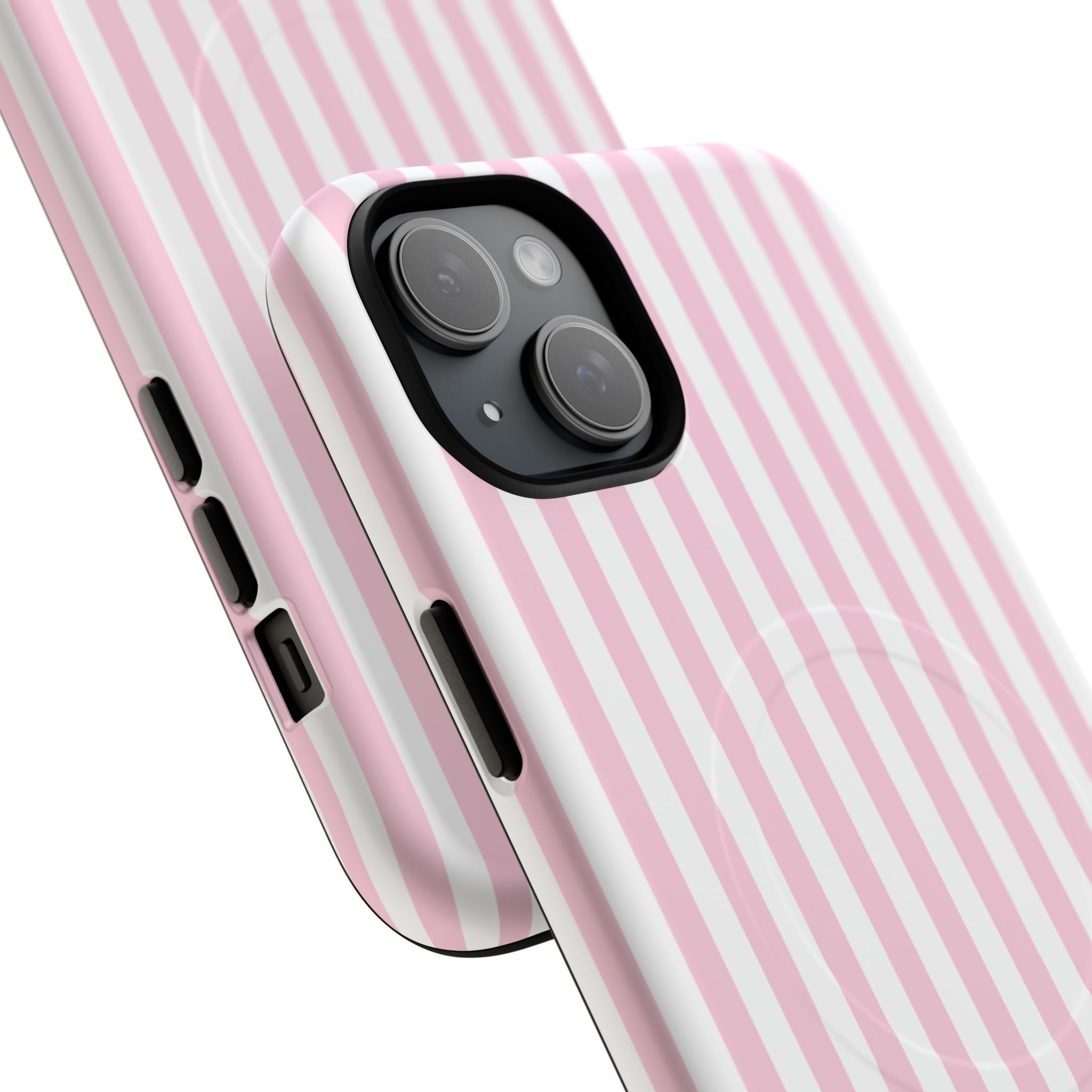 Pink Vertical Stripe phone case | Tough Magnetic Case