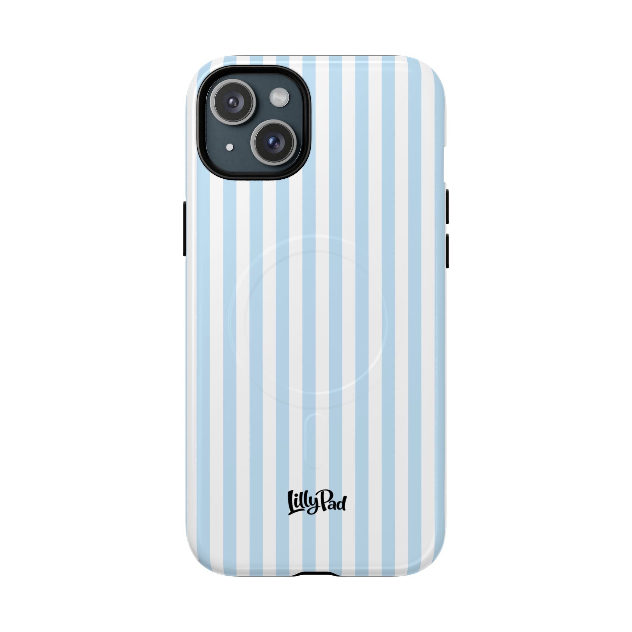 Blue Striped Pattern Phone Case | Tough Magnetic Case