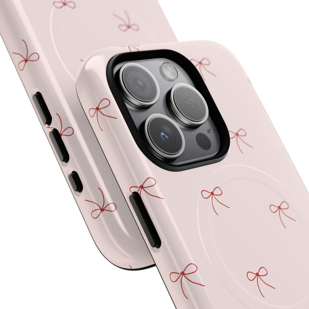 Pink Tiny Bows Phone Case | Tough Magnetic Case