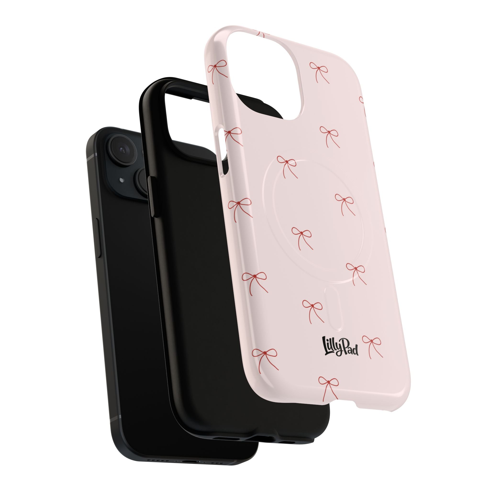 Pink Tiny Bows Phone Case | Tough Magnetic Case