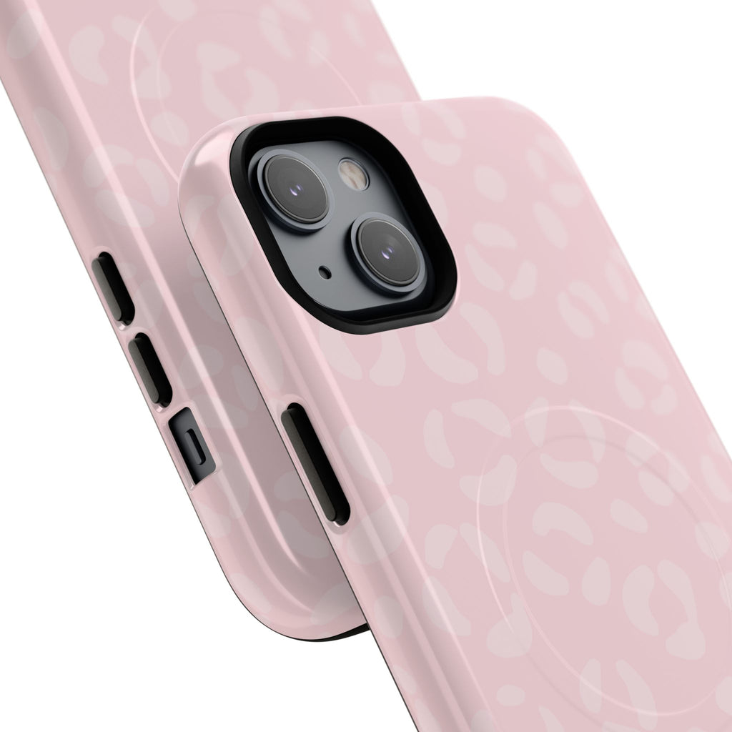 Pink Leopard Print Phone Case | Tough Magnetic Case