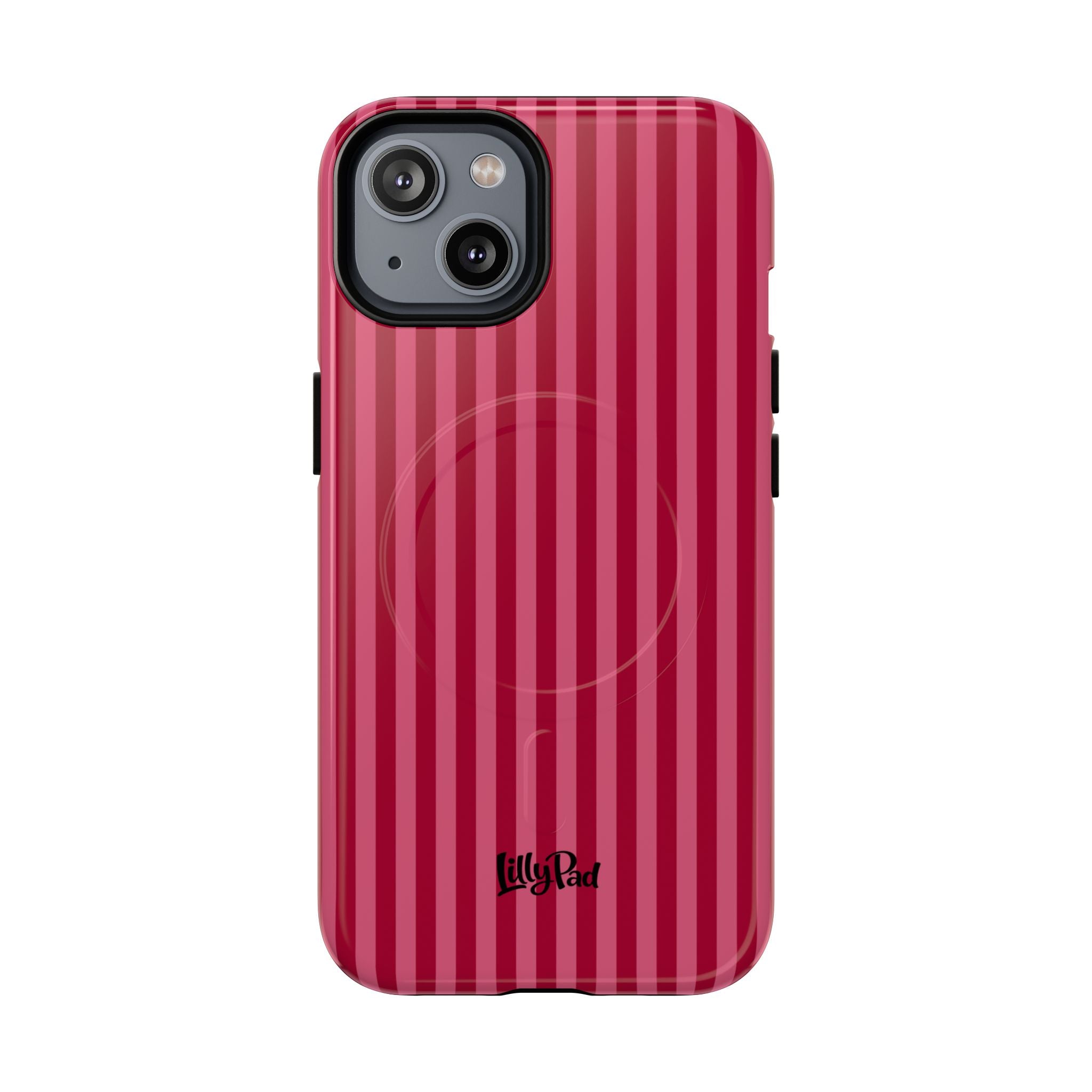 Red Vertical Stripe Phone Case | Tough Magnetic Case