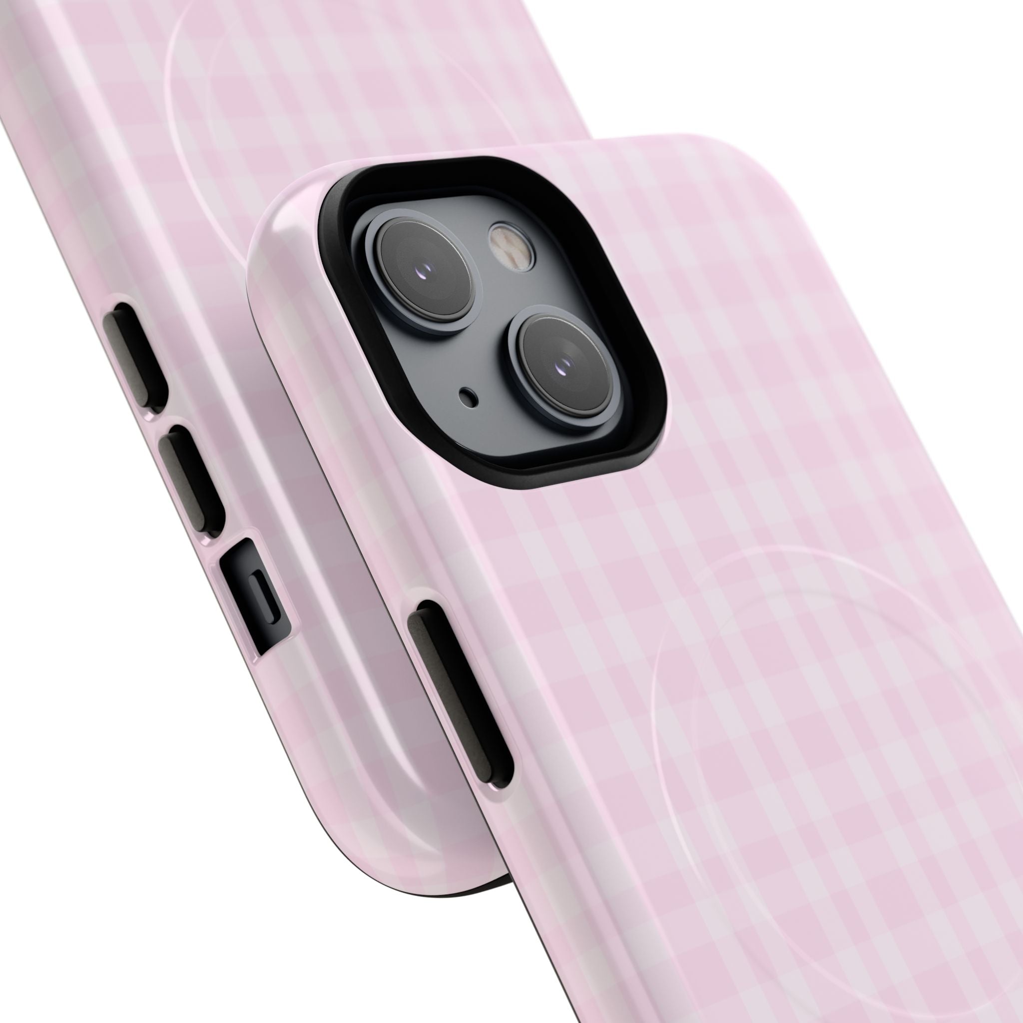 Pink Gingham Phone Case | Tough Magnetic Case